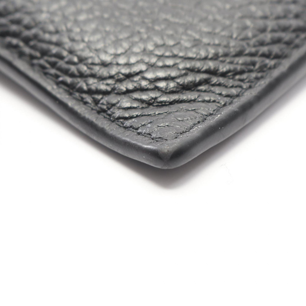 Balenciaga Black Leather Coin Purse/Coin Case (Pre-Owned)