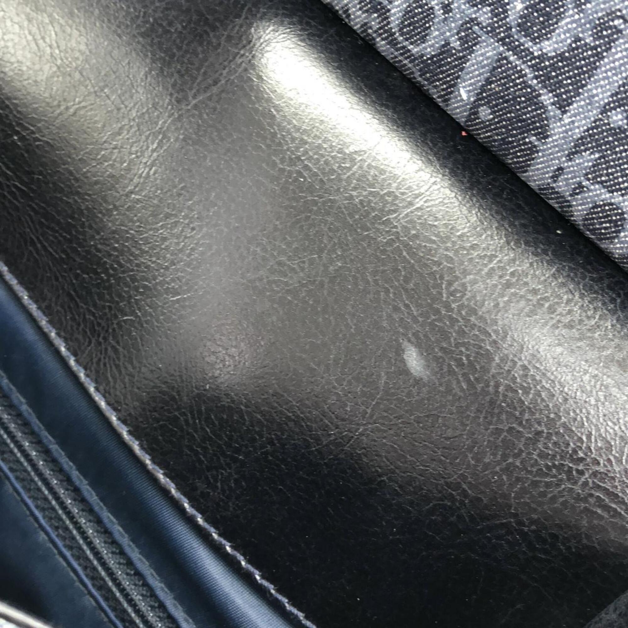 Christian Dior Silver Denim Handbag (Pre-Owned)