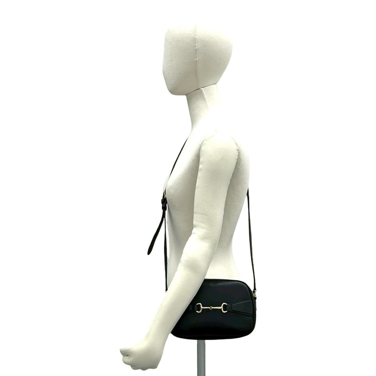 Celine Black Leather Pochette Shoulder Bag (Pre-Owned)