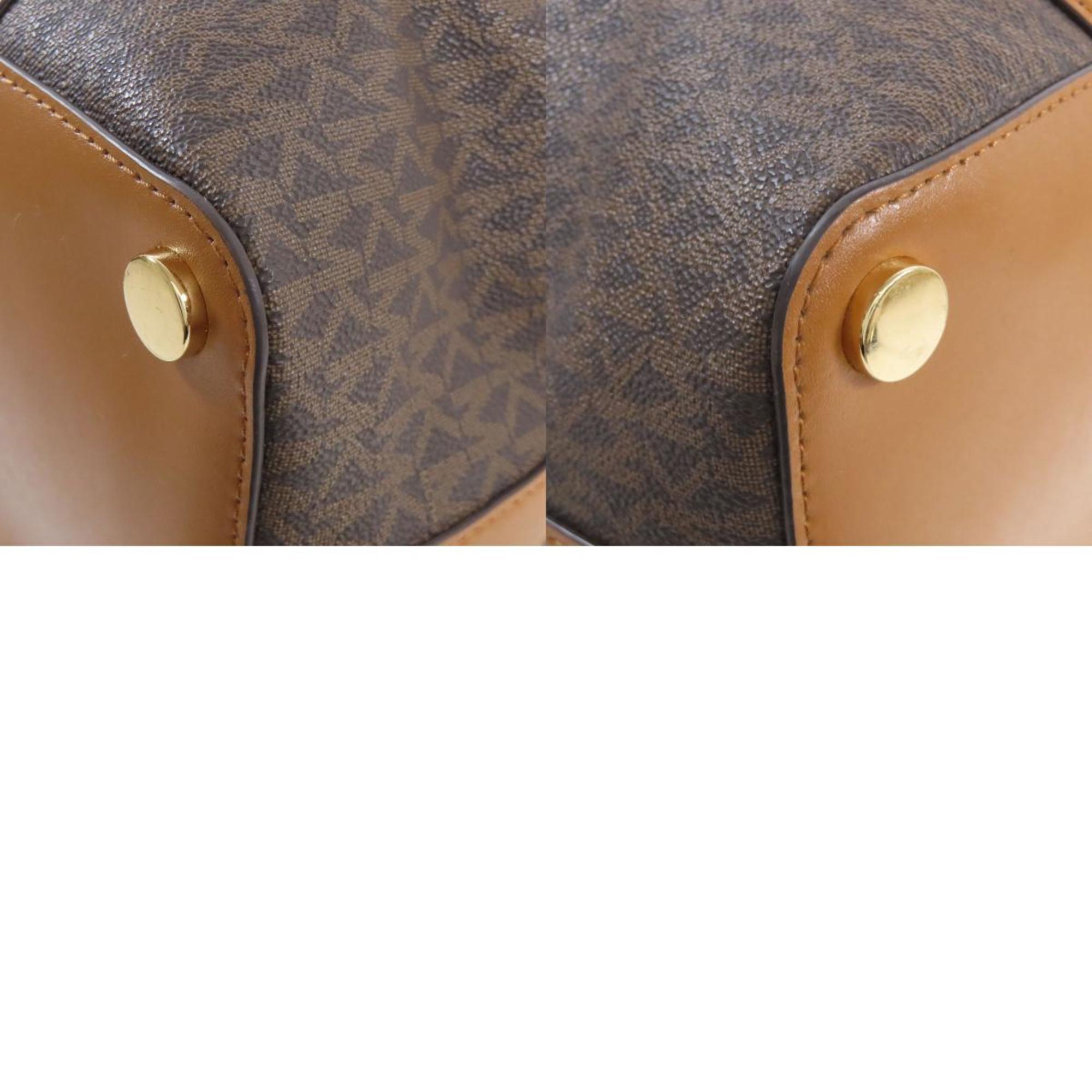 Michael Kors Brown Pvc Handbag (Pre-Owned)