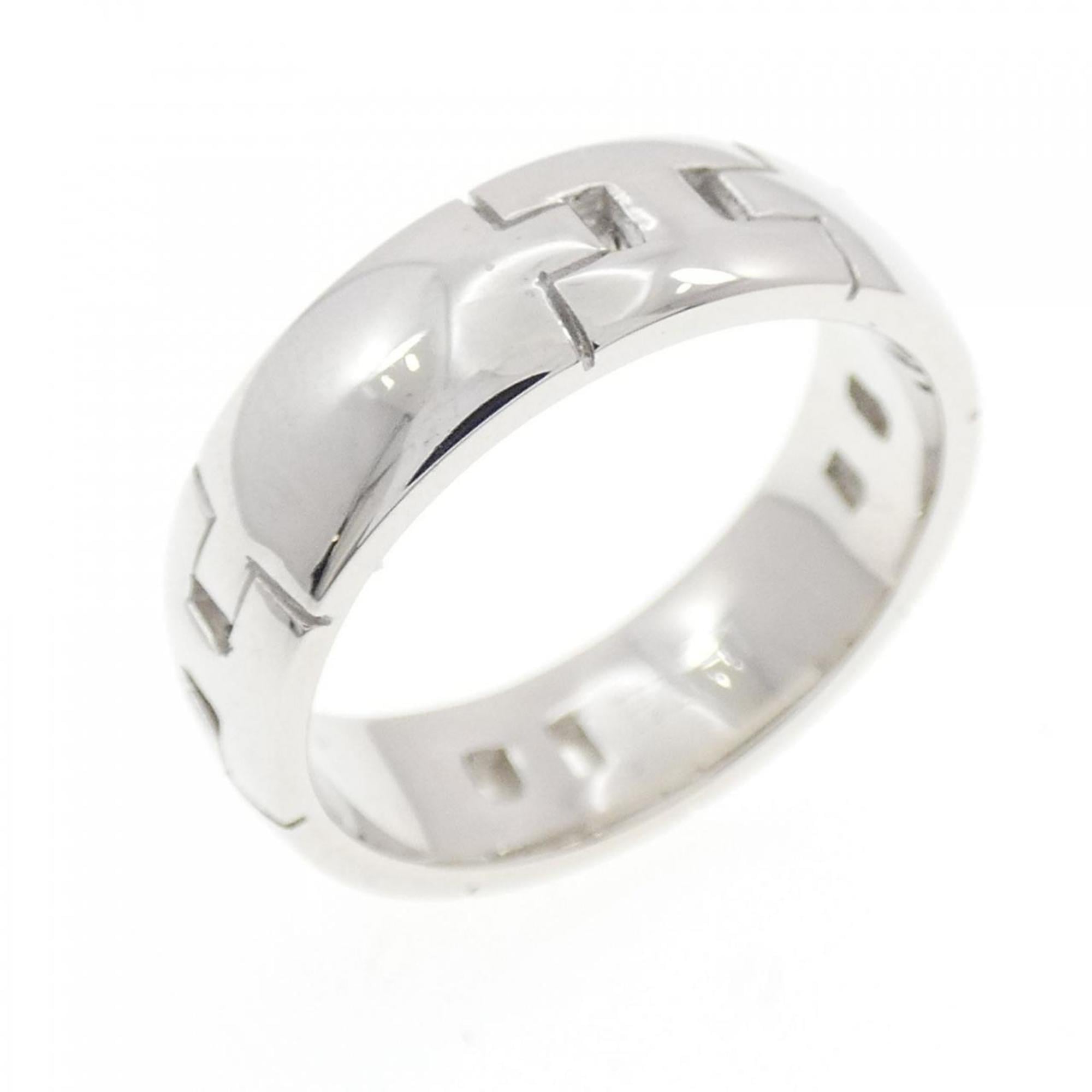 Hermes White Gold (18K) Band Ring (Pre-Owned)