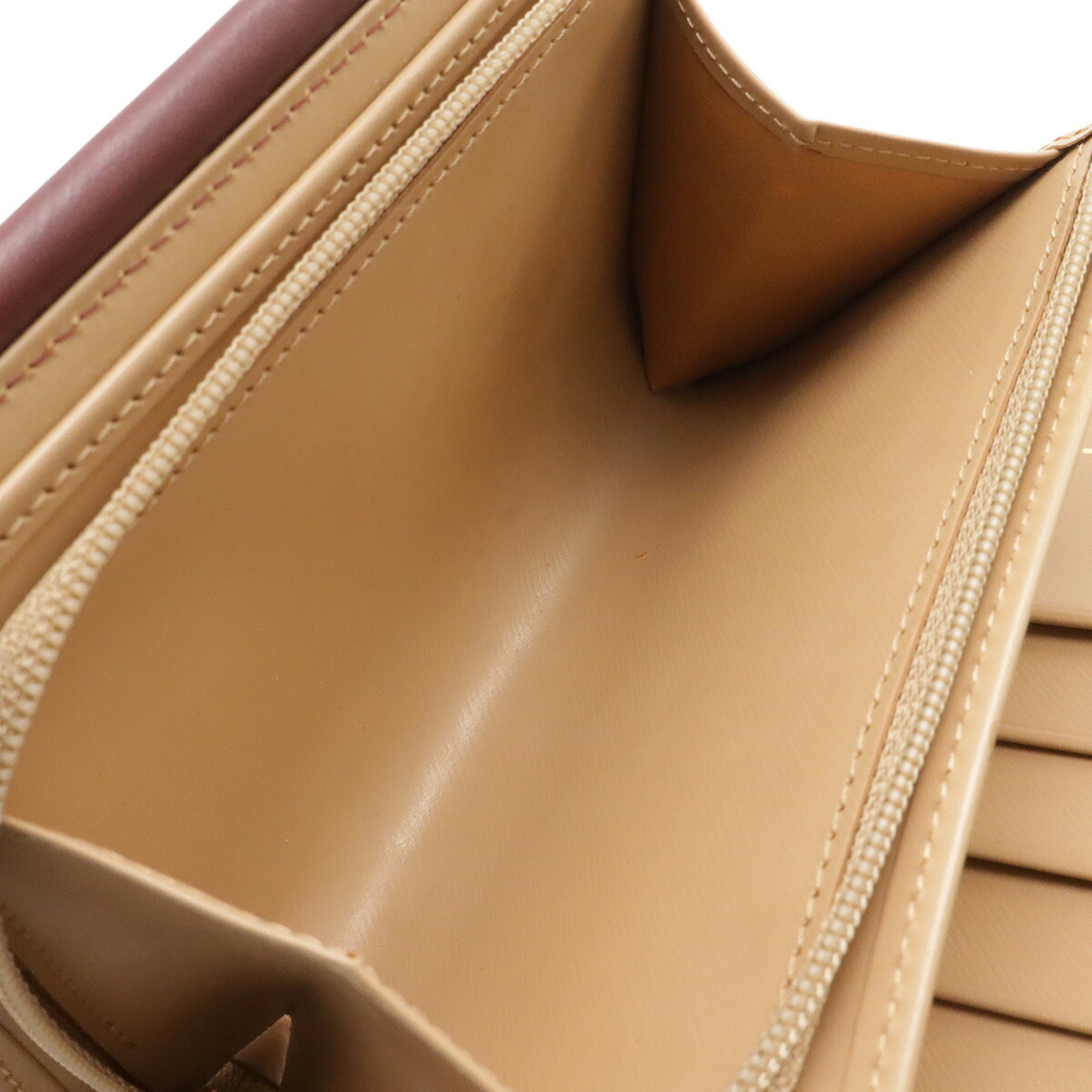 Cartier Bordeaux Leather Wallet (Bi-Fold) (Pre-Owned)
