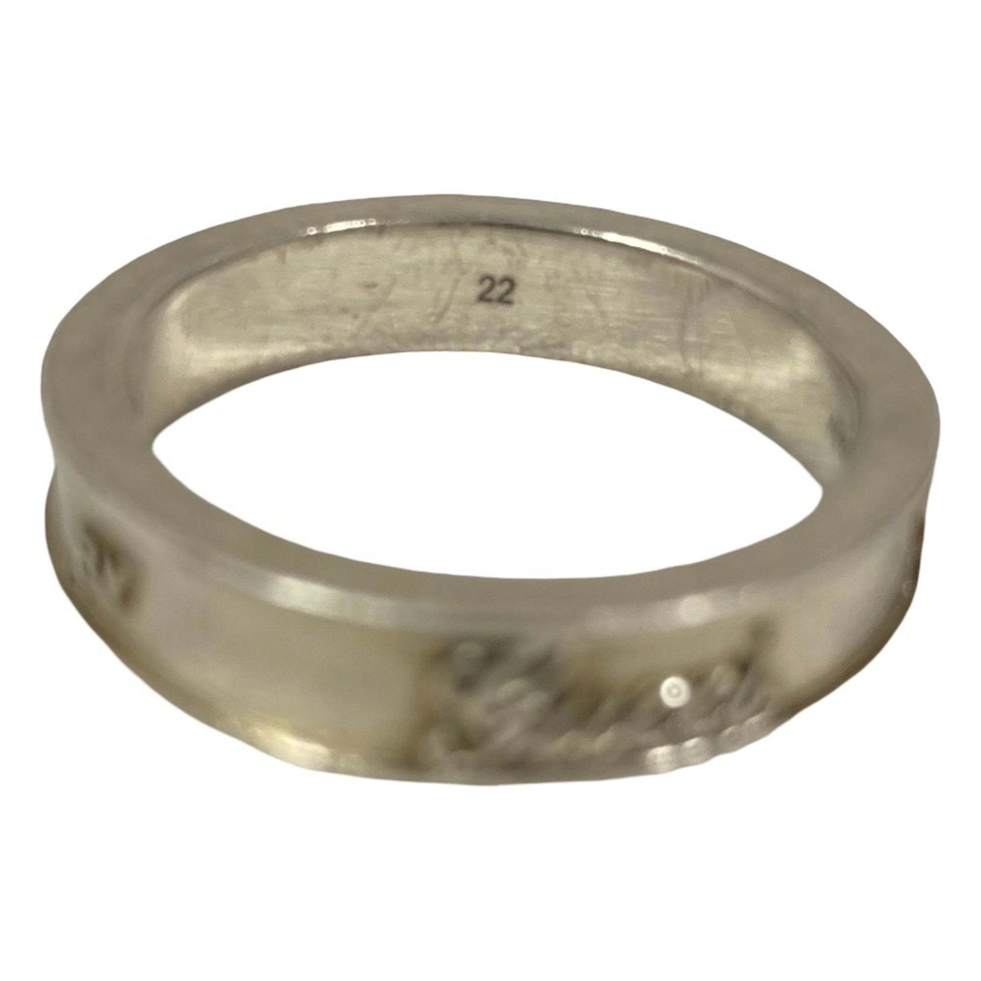 Gucci Silver Band Ring (Pre-Owned)