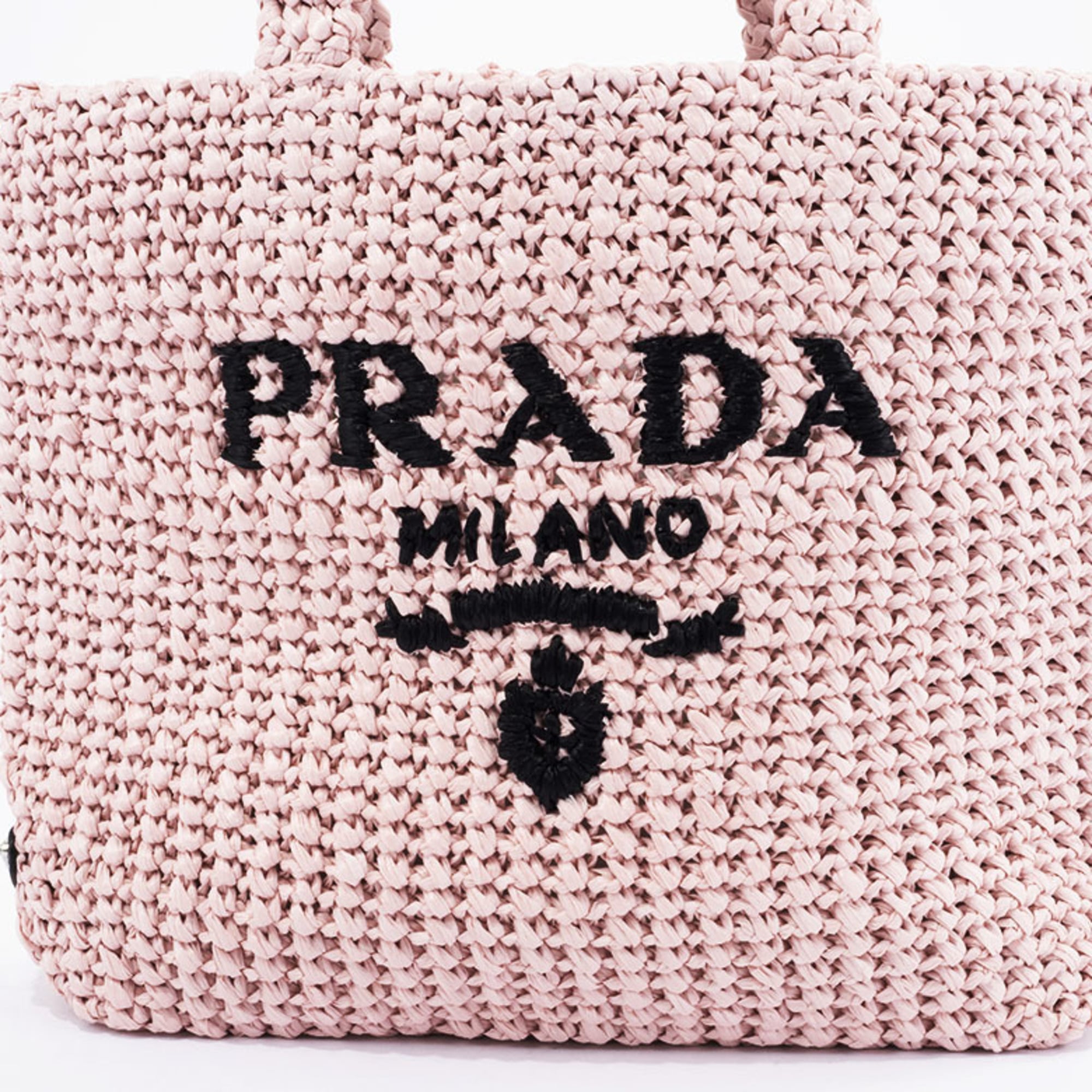 Prada Pink Viscose Tote Bag (Pre-Owned)
