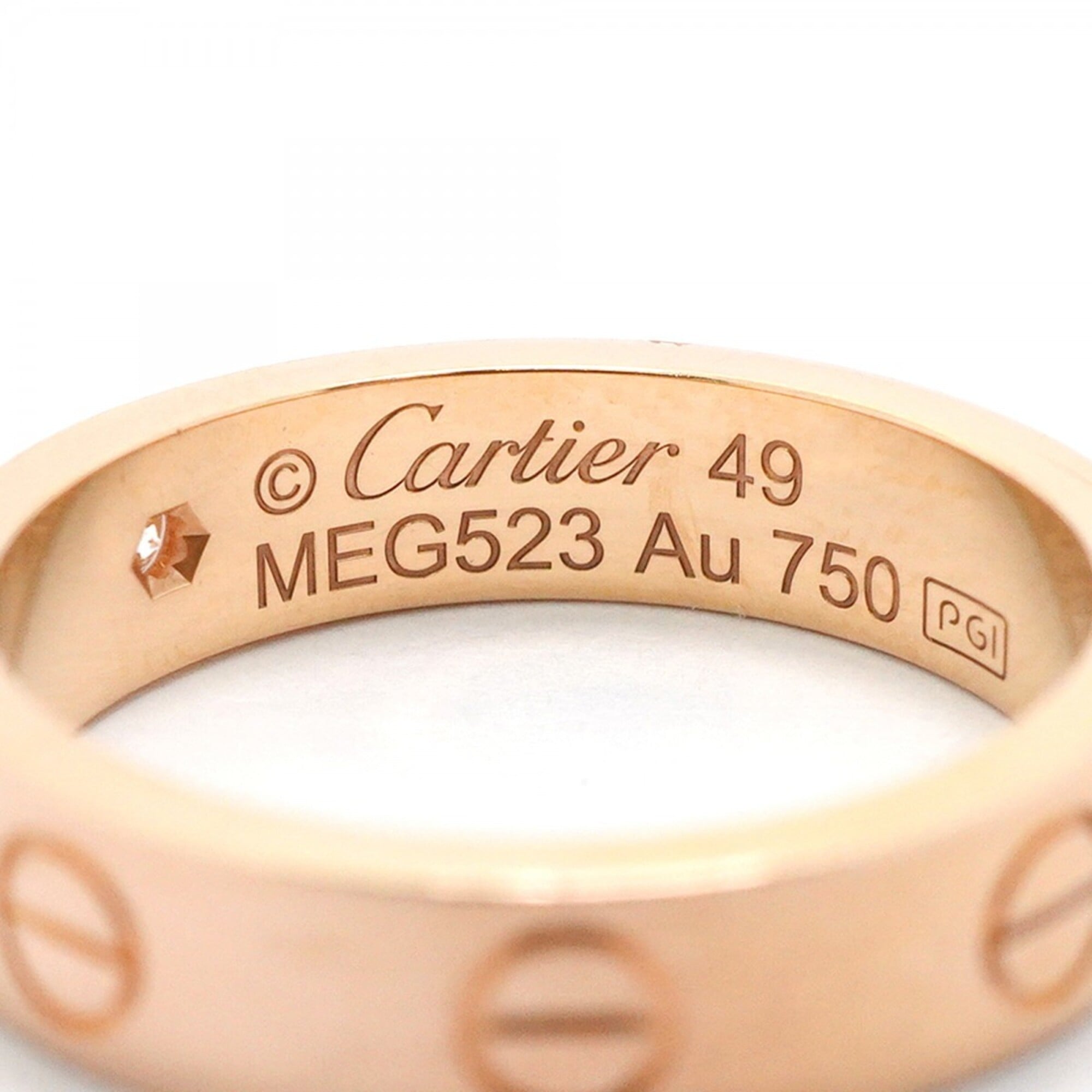 Cartier Pink Gold (18K) Band Ring (Pre-Owned)