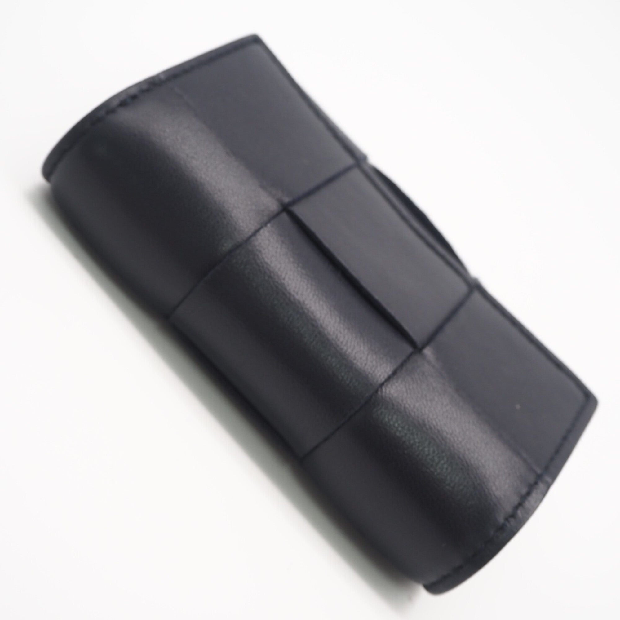 Bottega Veneta Navy Leather Wallet (Tri-Fold) (Pre-Owned)