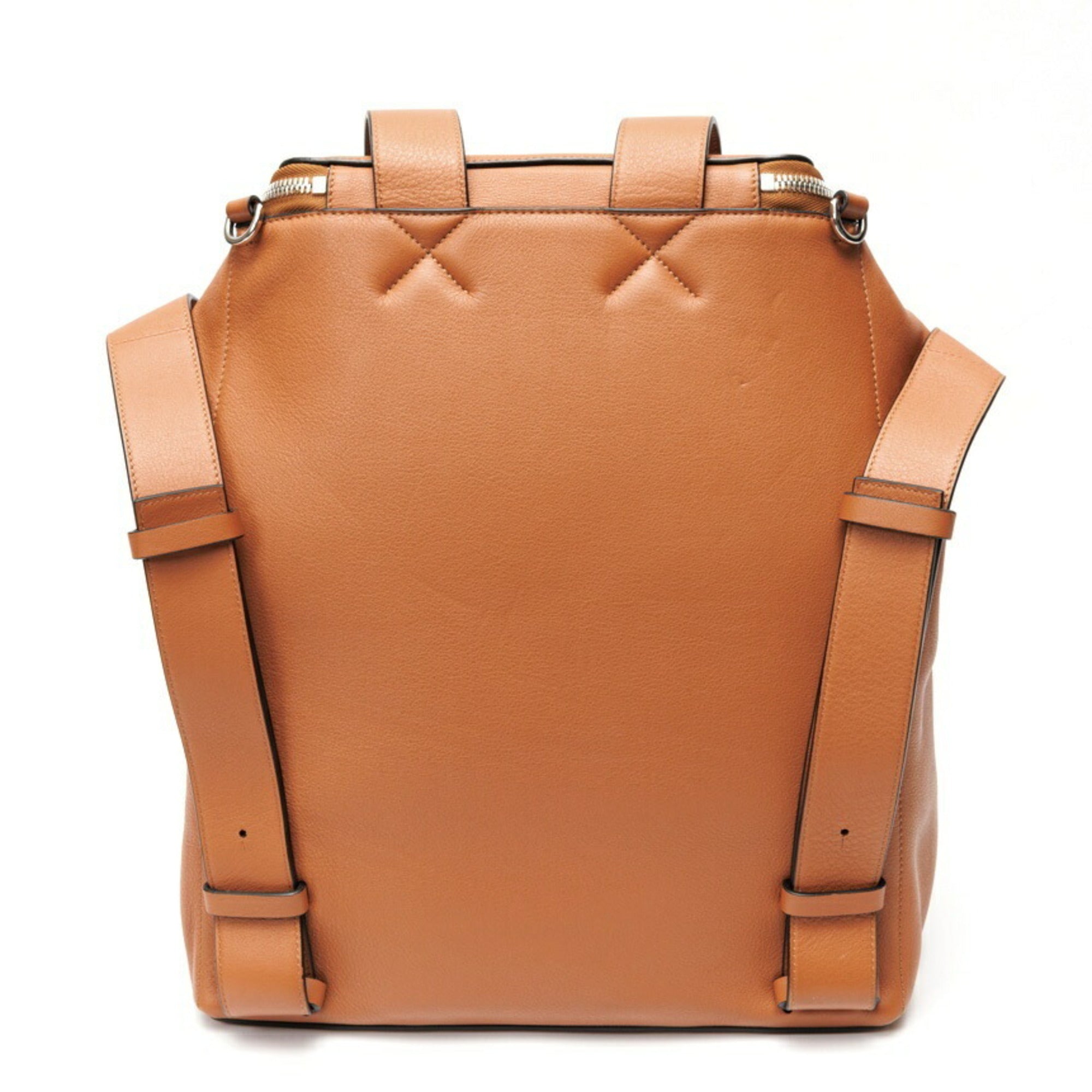 Loewe Brown Leather Backpack (Pre-Owned)
