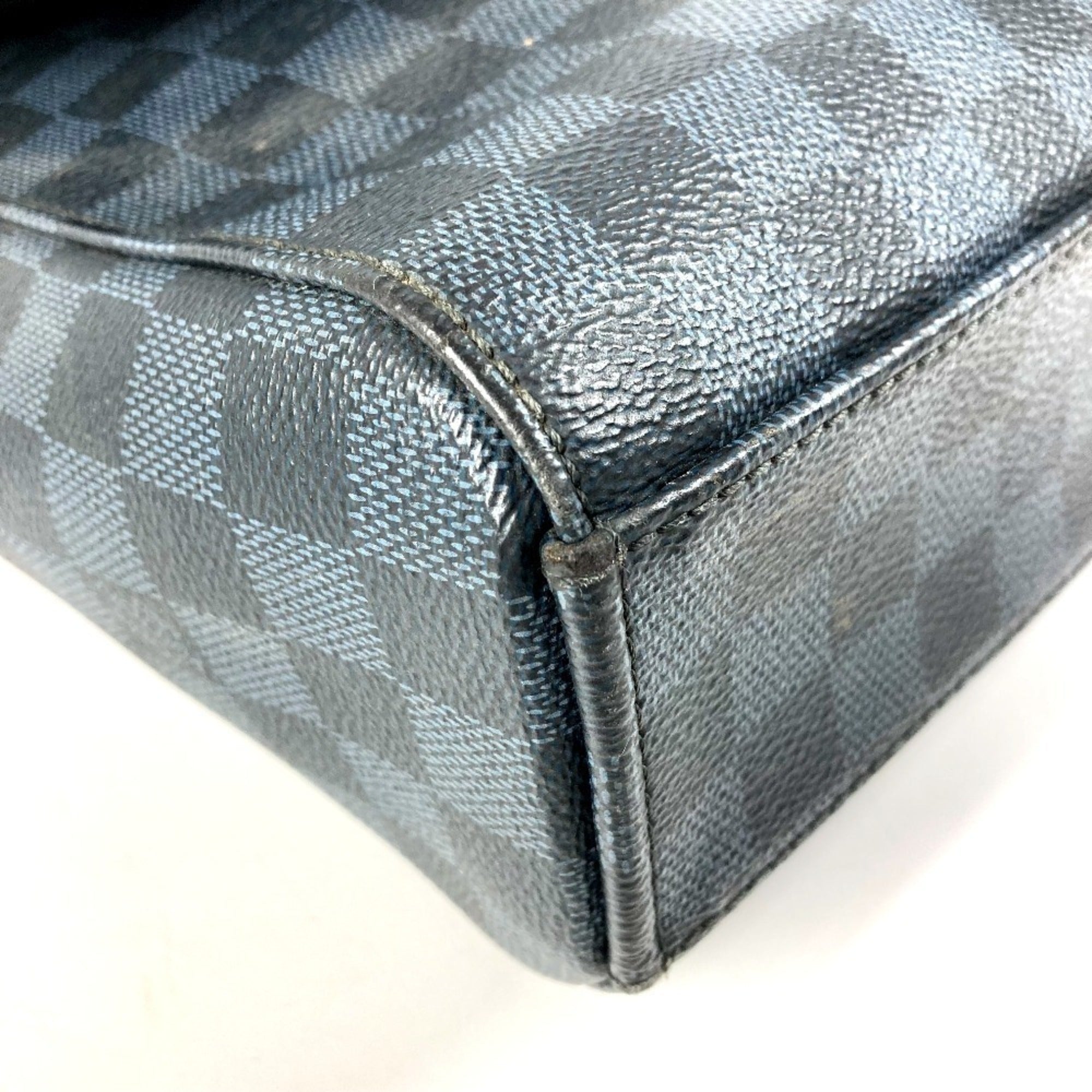 Louis Vuitton Damier Cobalt Navy Messenger Bag Shoulder Bag (Pre-Owned)