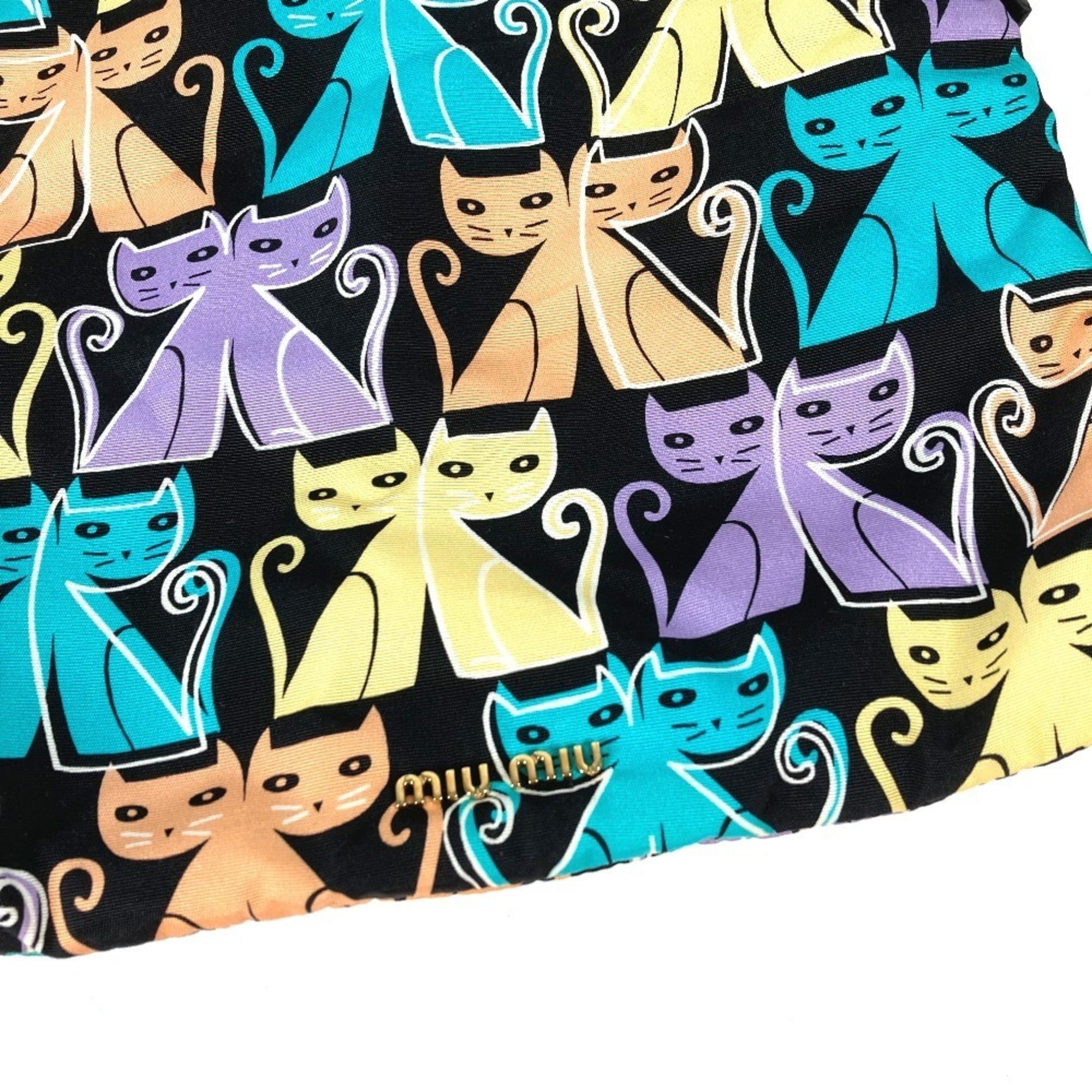 Miu Miu Multi-Color Nylon Pouch (Pre-Owned)