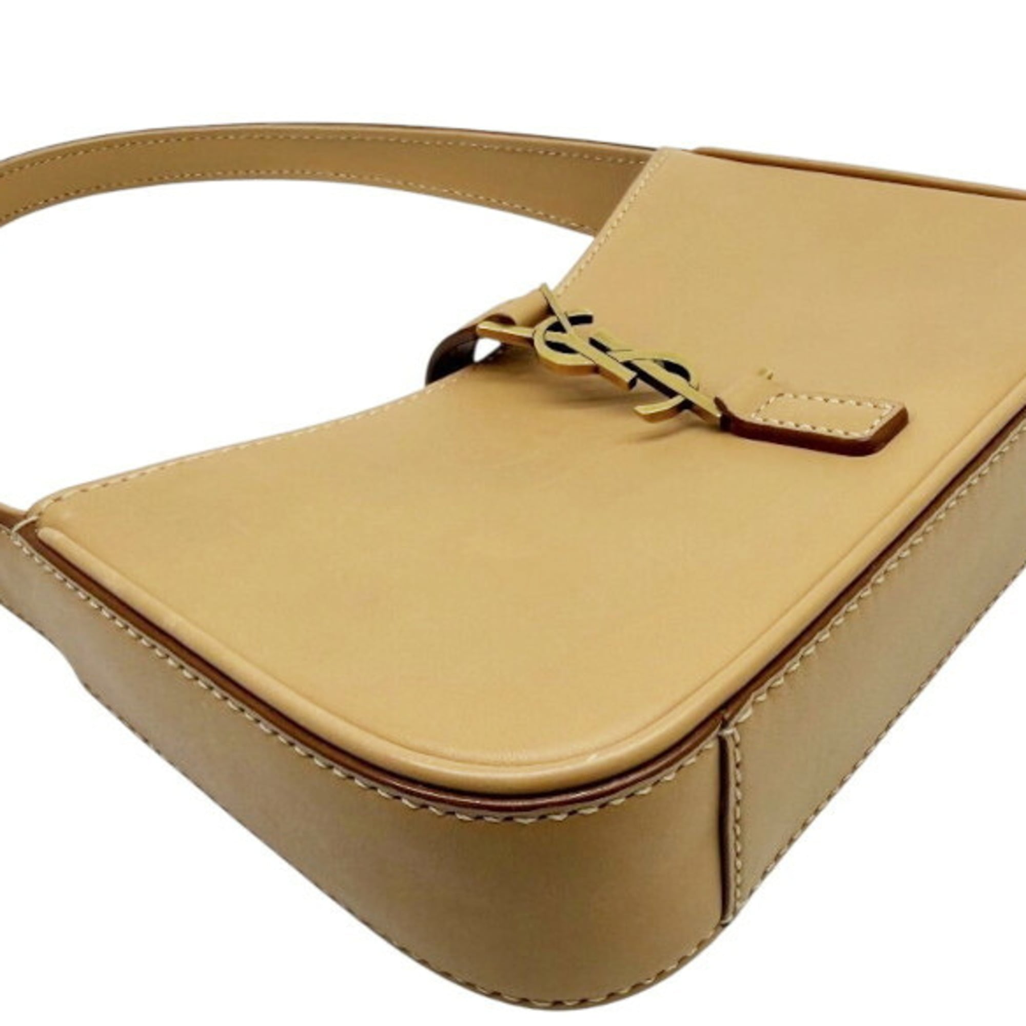 Saint Laurent Beige Leather Handbag (Pre-Owned)