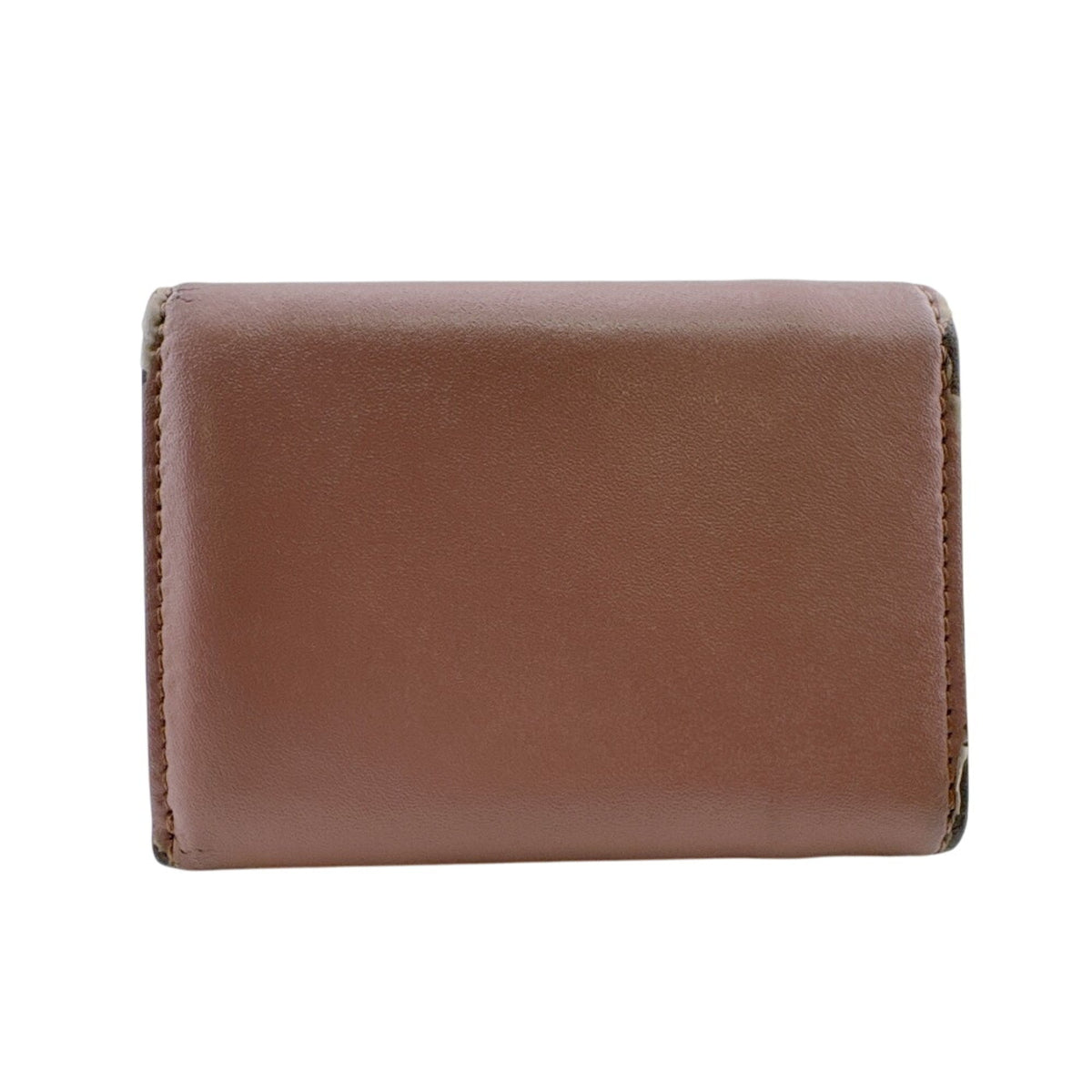Fendi Pink Leather Wallet (Tri-Fold) (Pre-Owned)