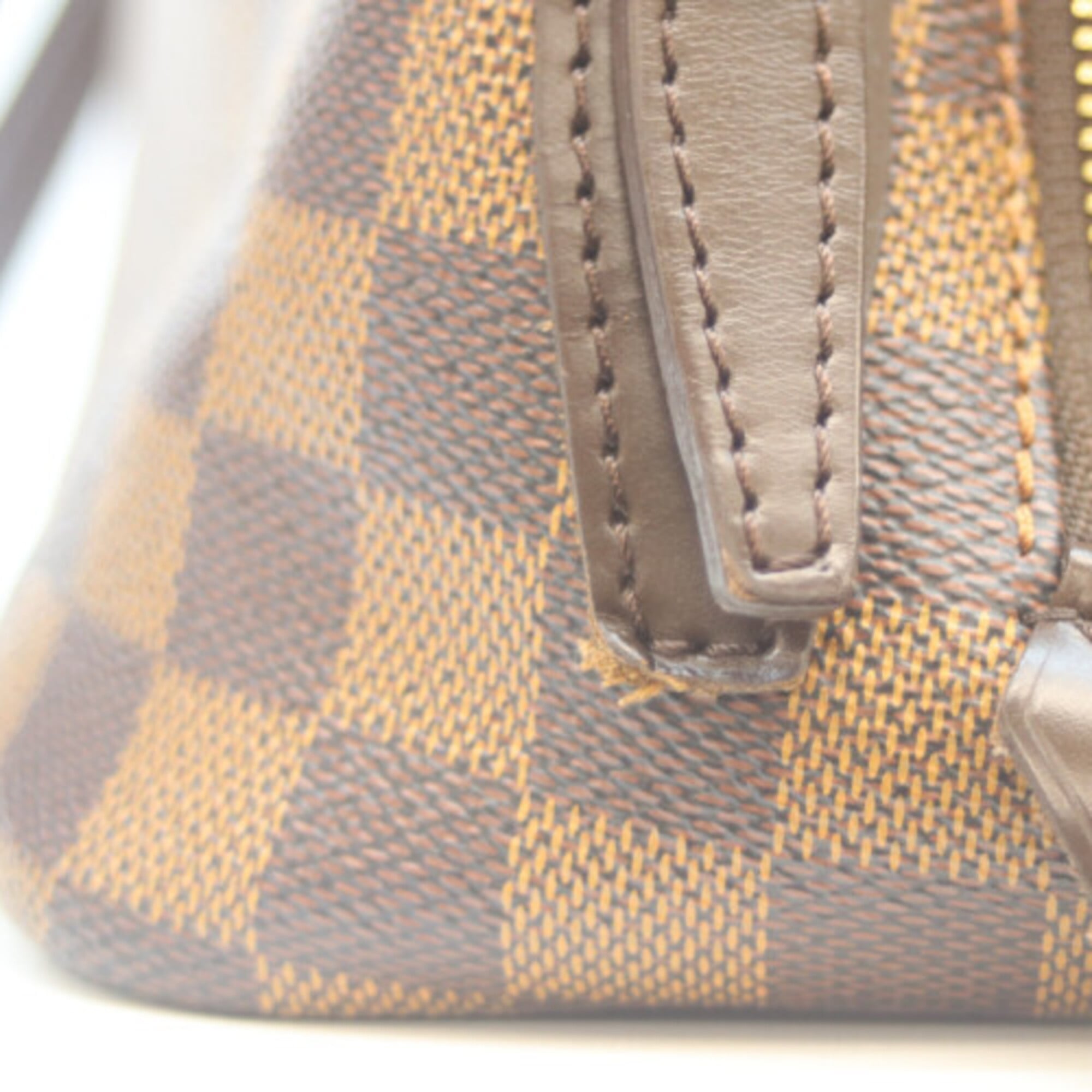 Louis Vuitton Brown Damier Canvas Shoulder Bag (Pre-Owned)