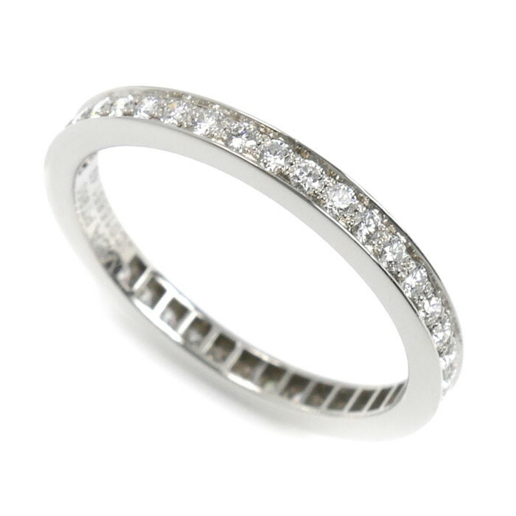 Van Cleef & Arpels Platinum Platinum 950 Band Ring (Pre-Owned)