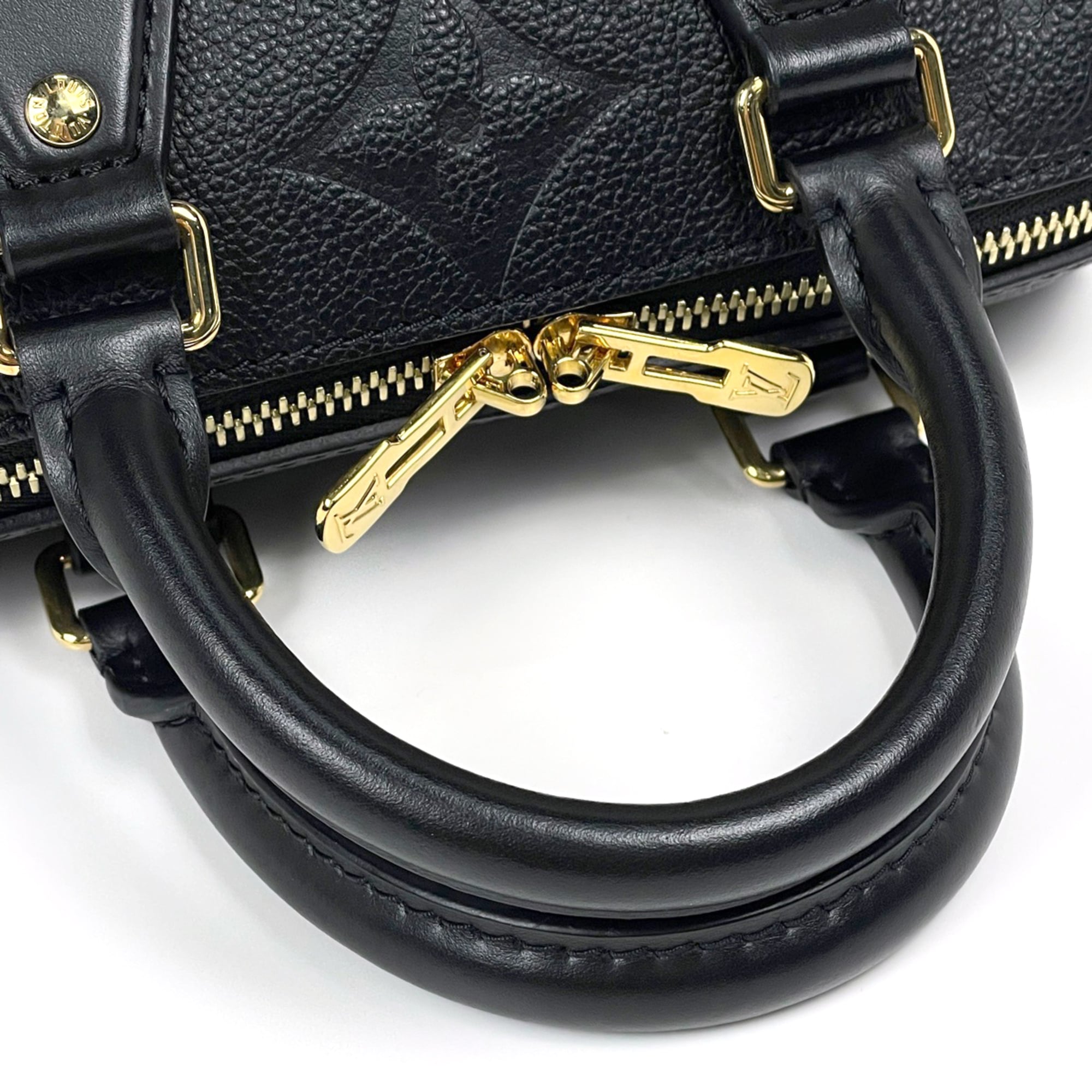 Louis Vuitton Black Noir Monogram Empreinte Handbag (Pre-Owned)