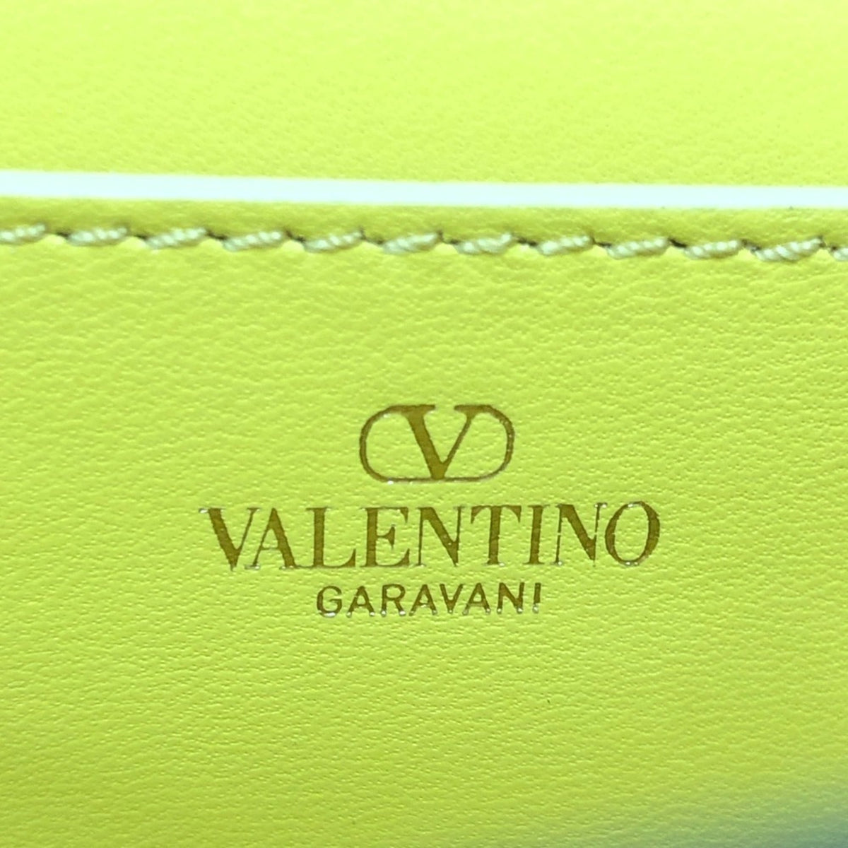 Valentino Yellow Leather Shoulder Bag (Pre-Owned)