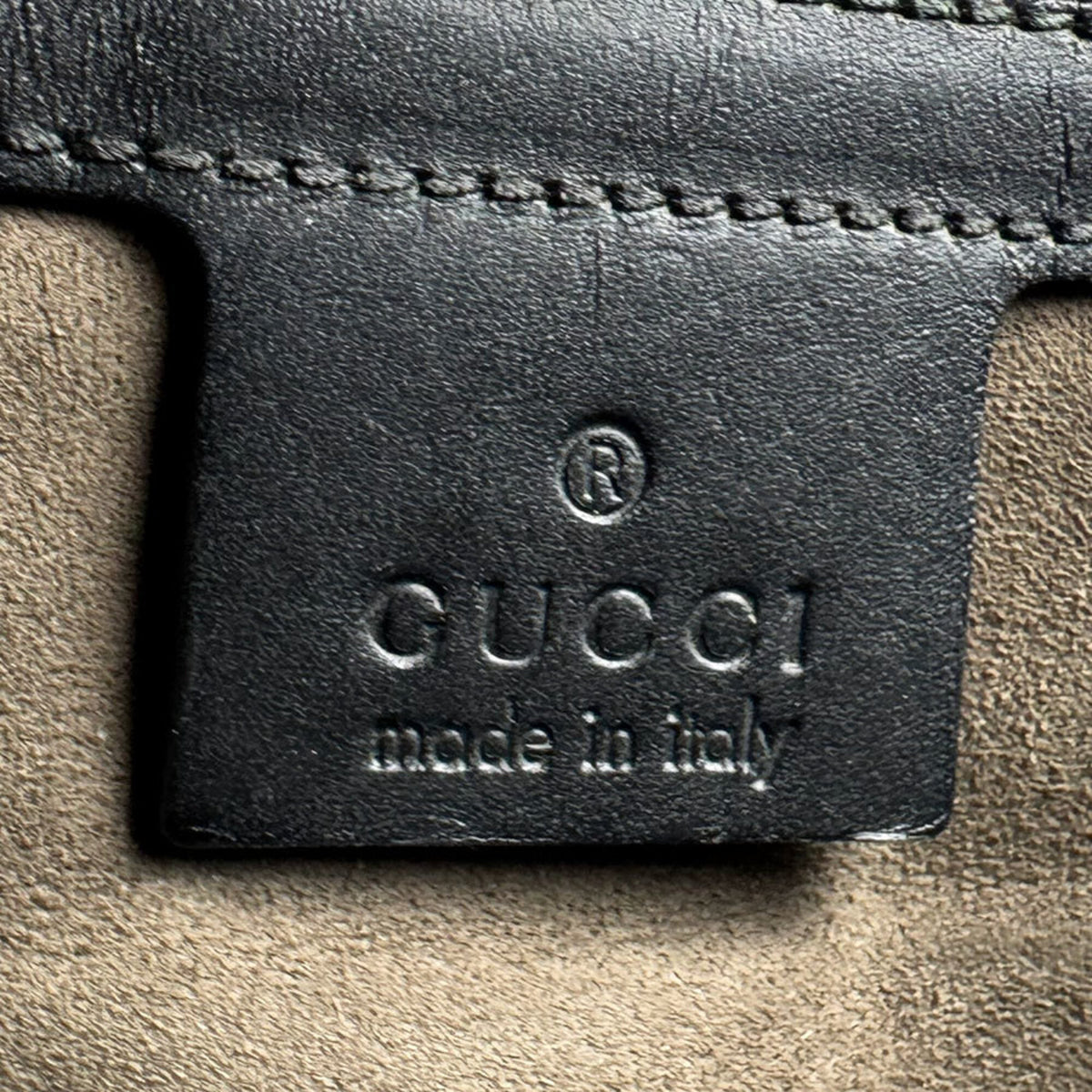 Gucci Black Brown Gg Supreme Handbag Shoulder Bag (Pre-Owned)