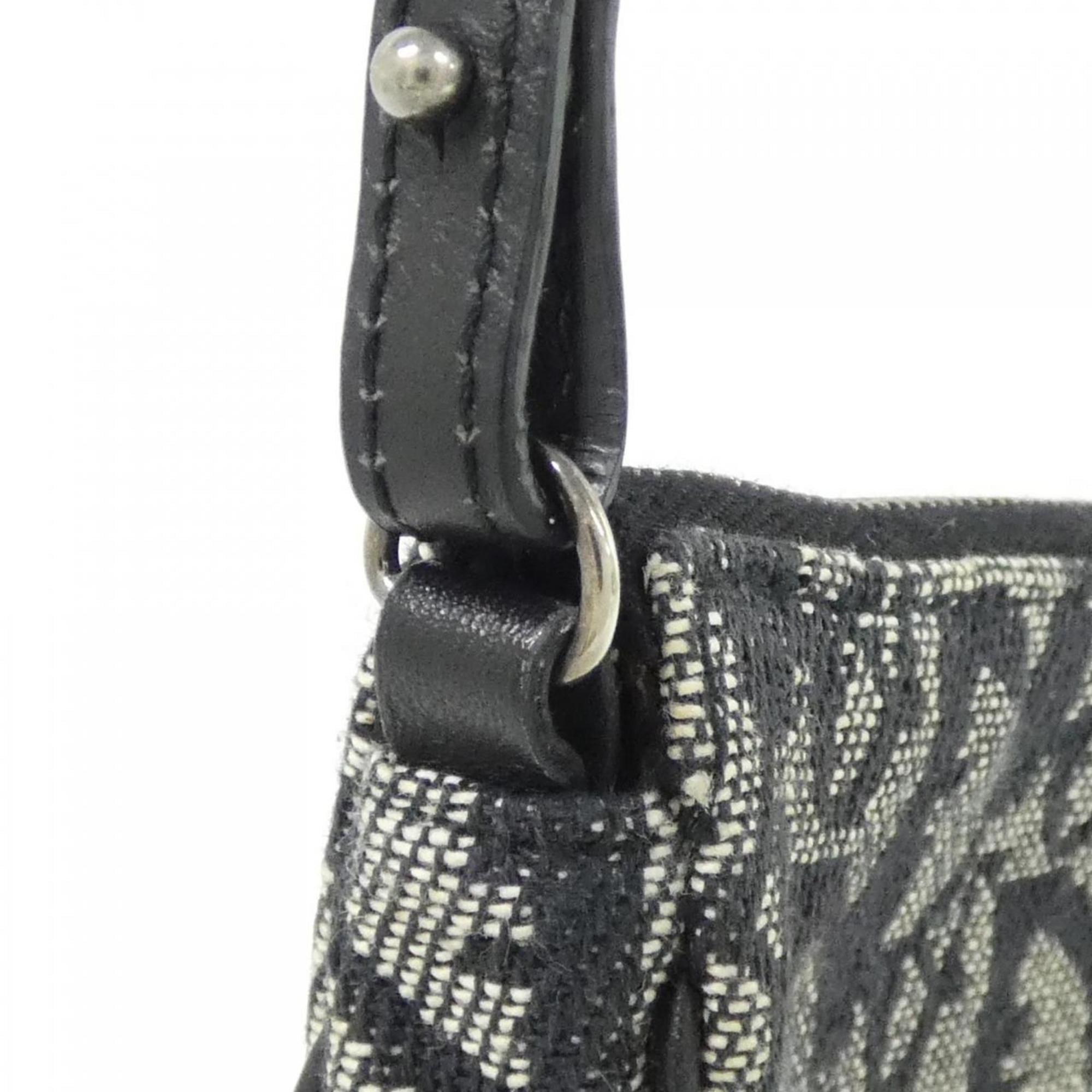 Christian Dior Black Canvas Shoulder Bag (Pre-Owned)