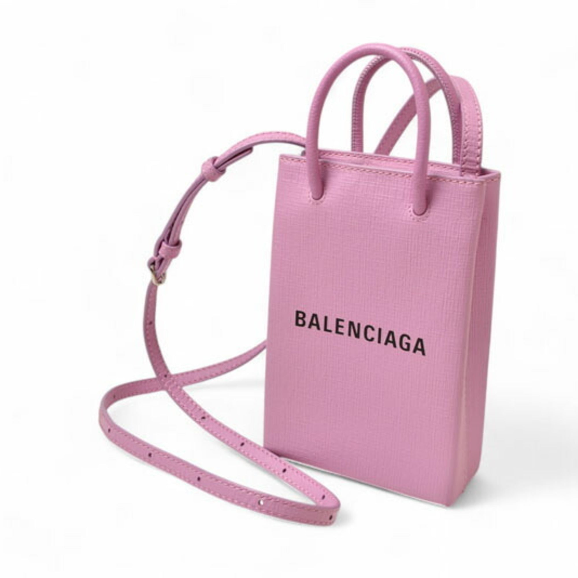 Balenciaga Purple Leather Shoulder Bag (Pre-Owned)