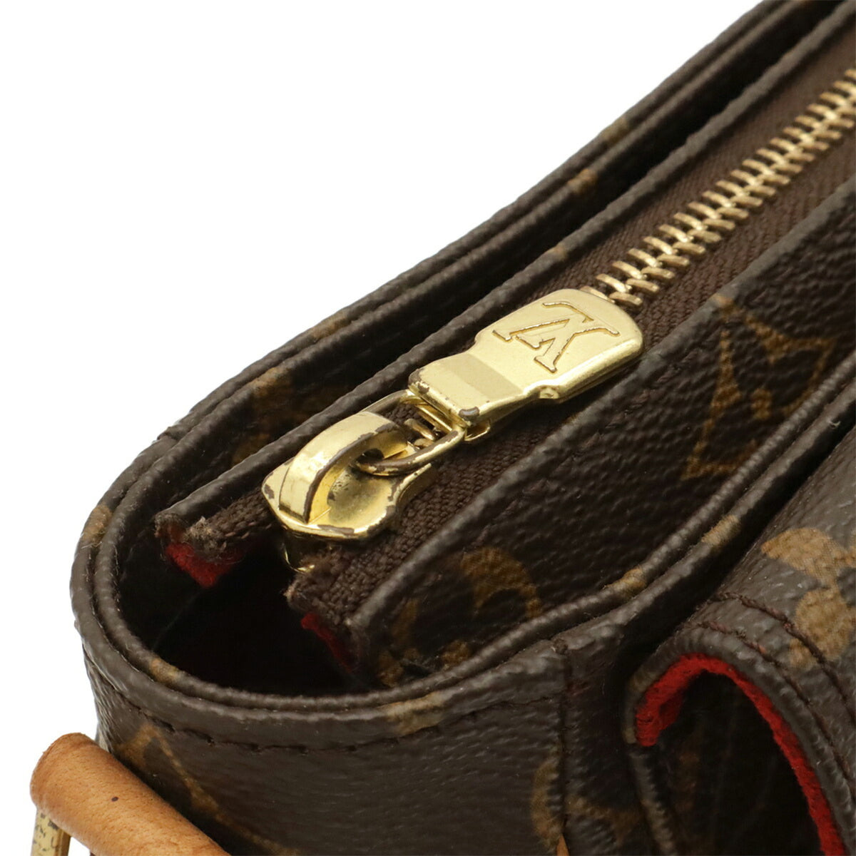 Louis Vuitton Brown Monogram Canvas Pochette Shoulder Bag (Pre-Owned)