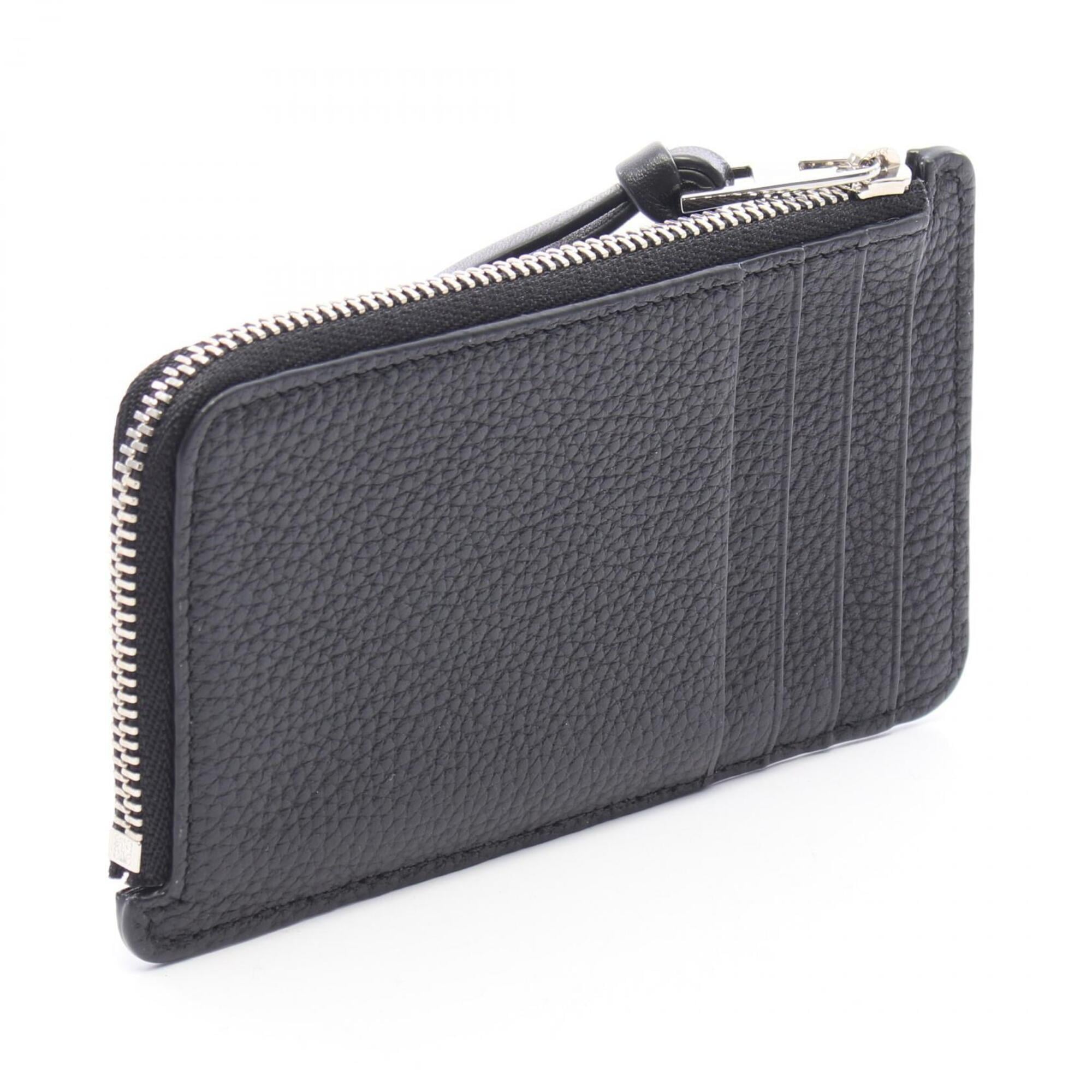 Loewe Black Leather Coin Purse/Coin Case (Pre-Owned)