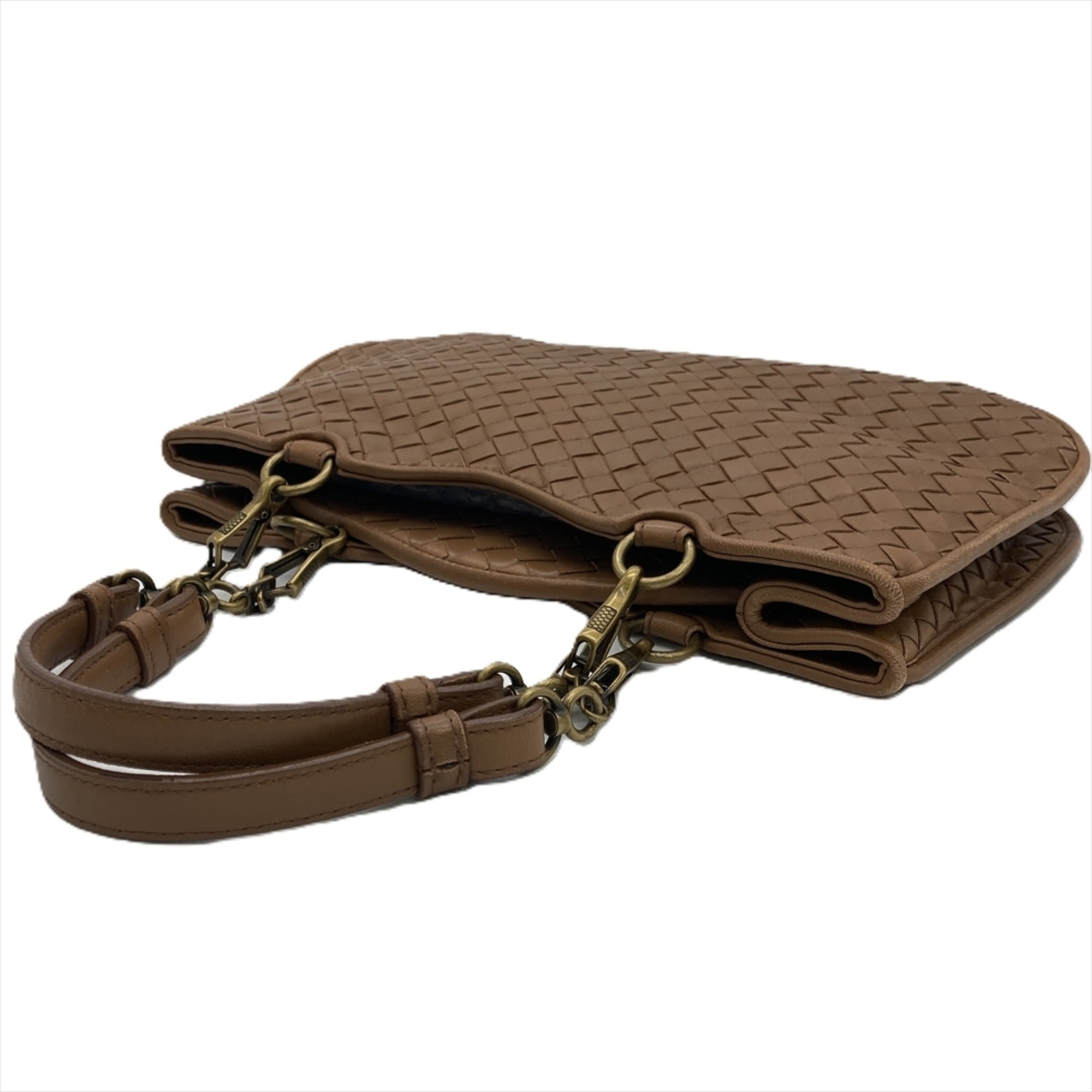 Bottega Veneta Brown Leather Handbag (Pre-Owned)