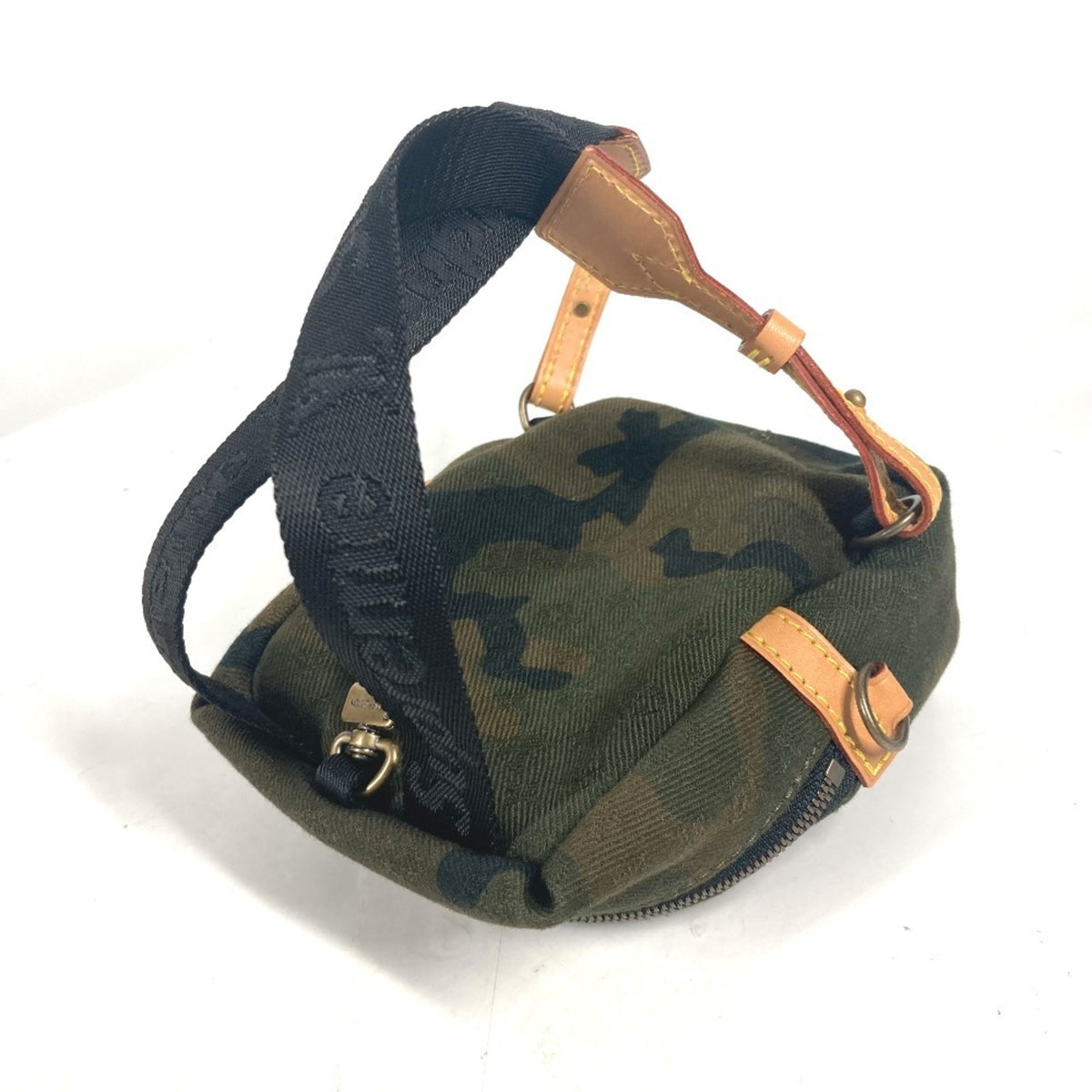 Louis Vuitton Camouflage Green Canvas Backpack (Pre-Owned)