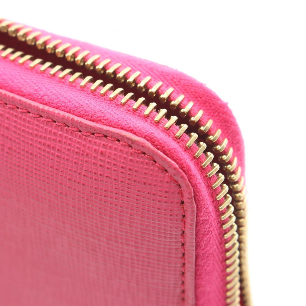Fendi Pink Leather Long Wallet (Bi-Fold) (Pre-Owned)