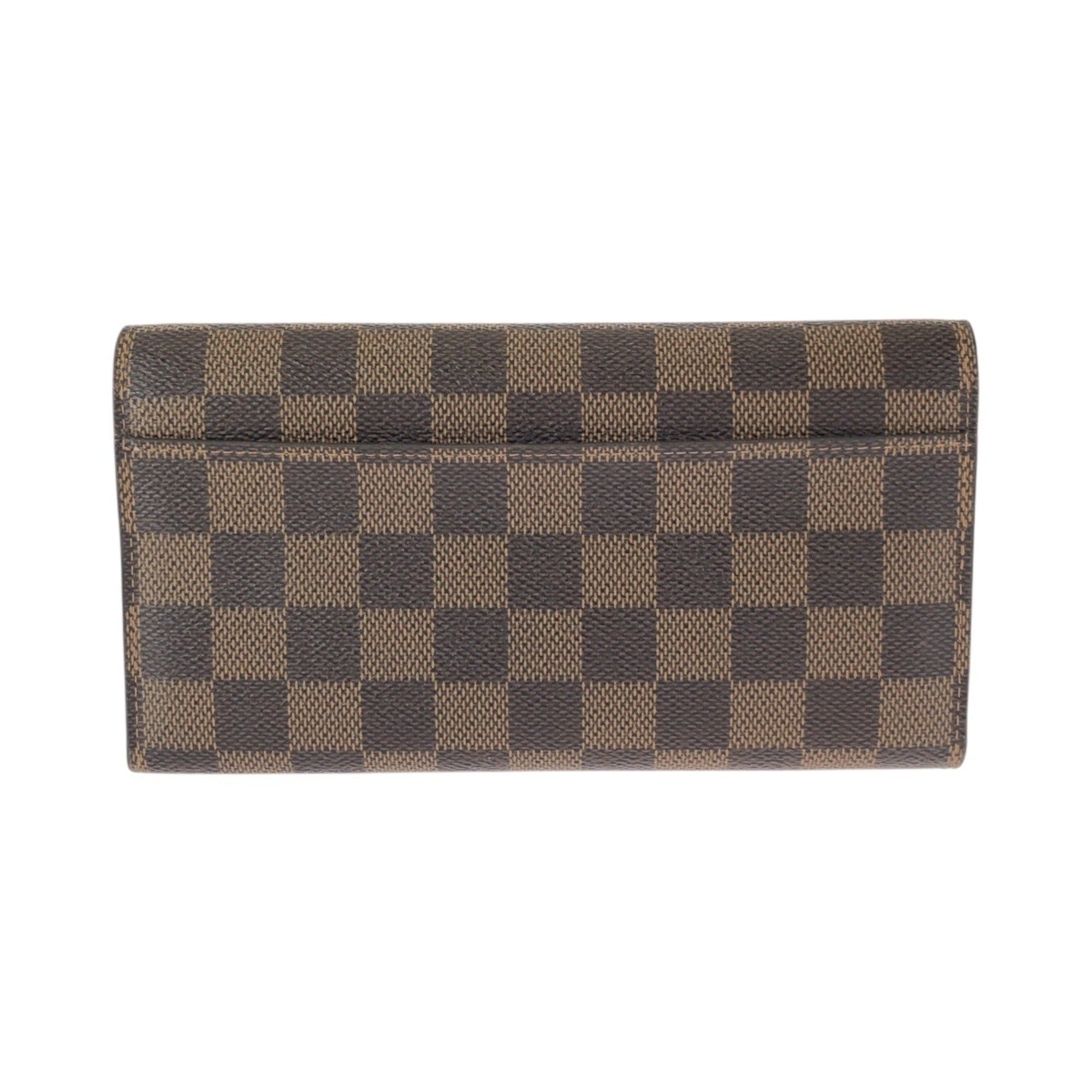 Louis Vuitton Brown Pvc Long Wallet (Bi-Fold) (Pre-Owned)