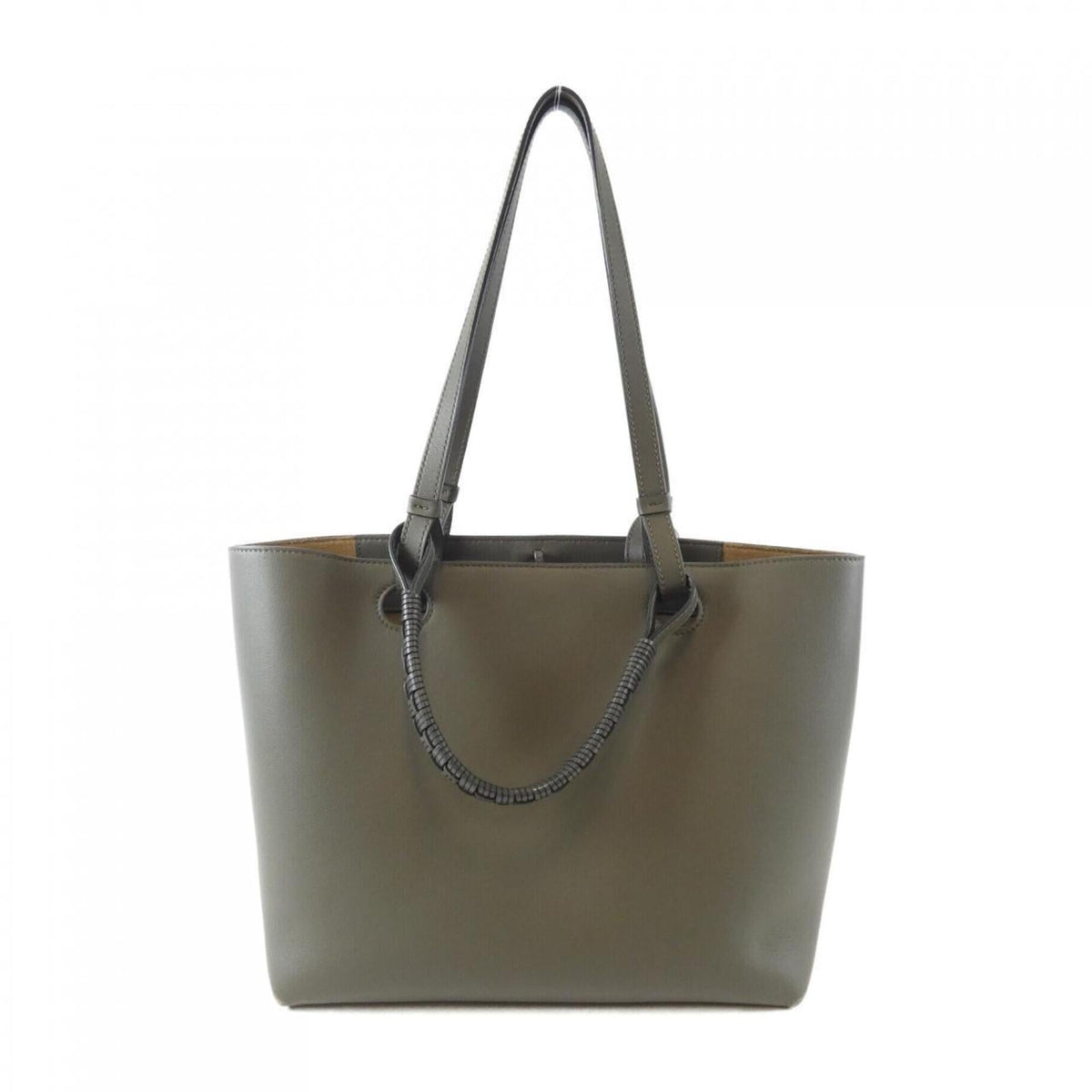 Loewe Khaki Leather Handbag (Pre-Owned)