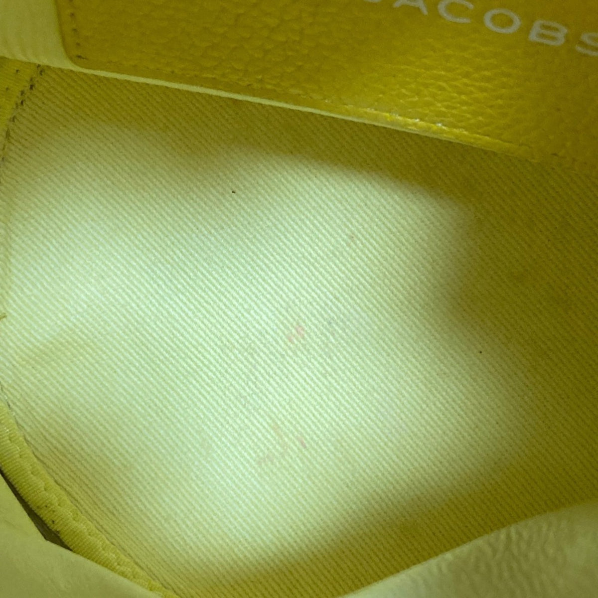 Marc Jacobs White Yellow Leather Shoulder Bag (Pre-Owned)