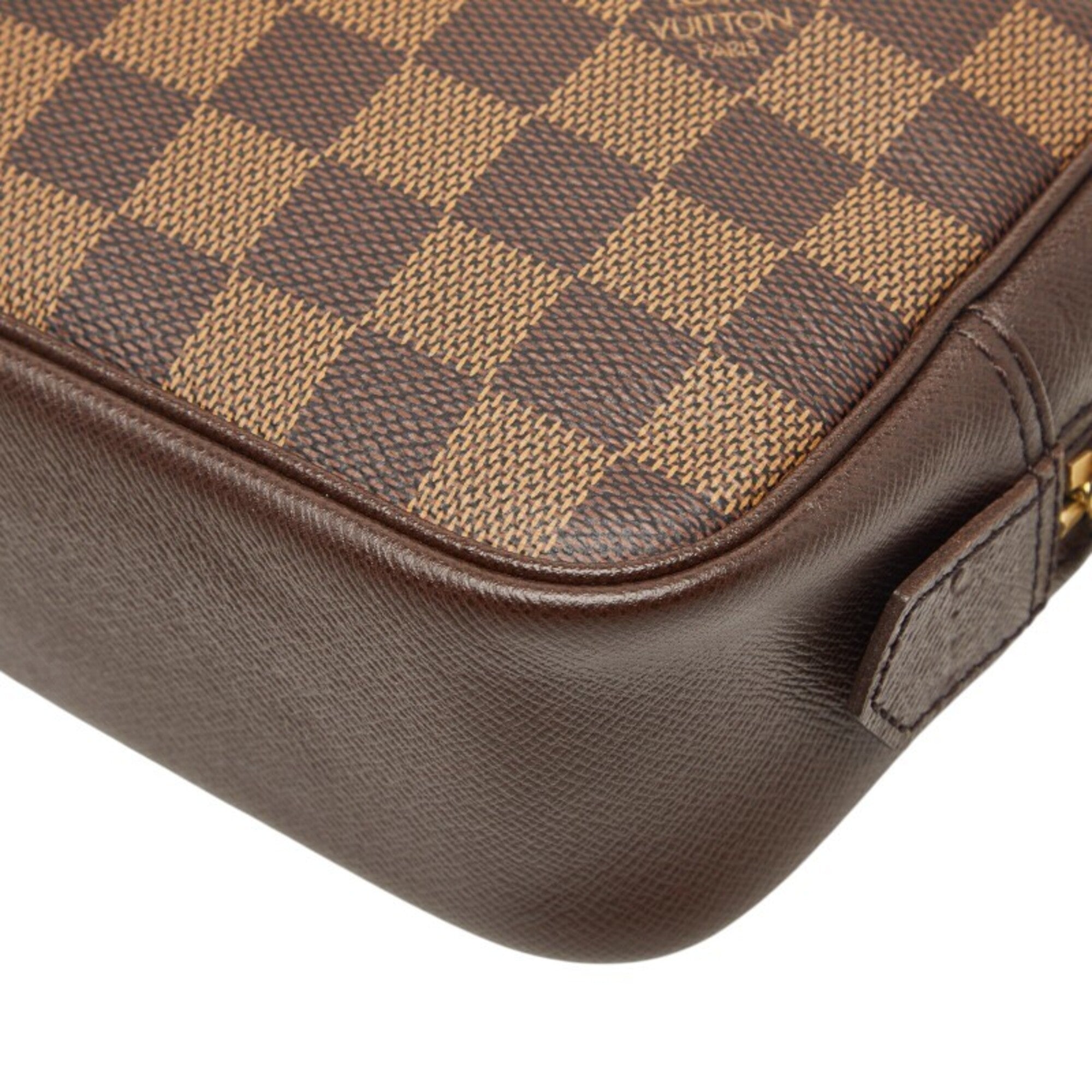 Louis Vuitton Brown Pvc Pouch (Pre-Owned)