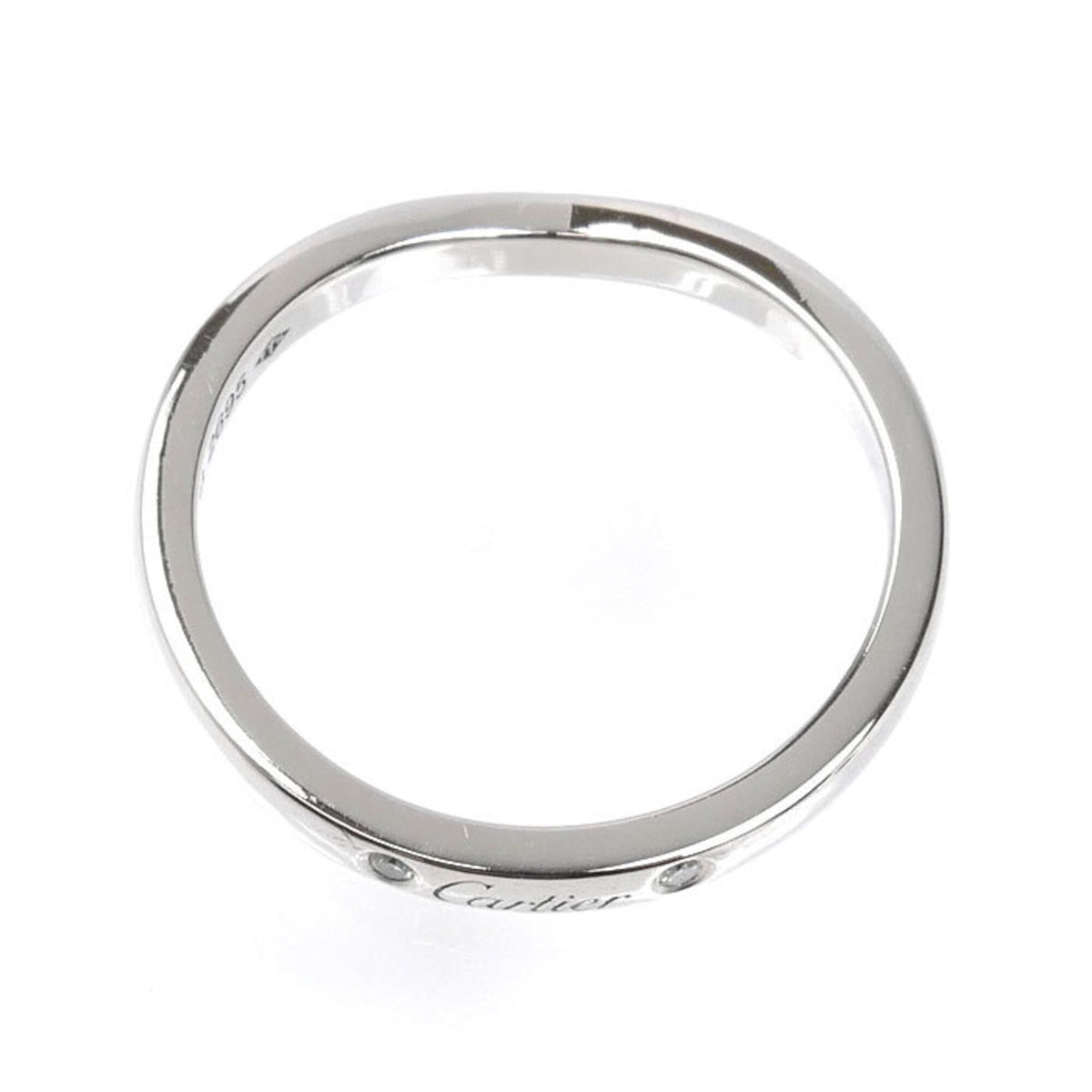 Cartier Platinum 950 Band Ring (Pre-Owned)