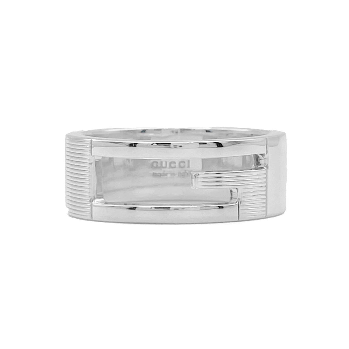 Gucci Silver Silver 925 Band Ring (Pre-Owned)