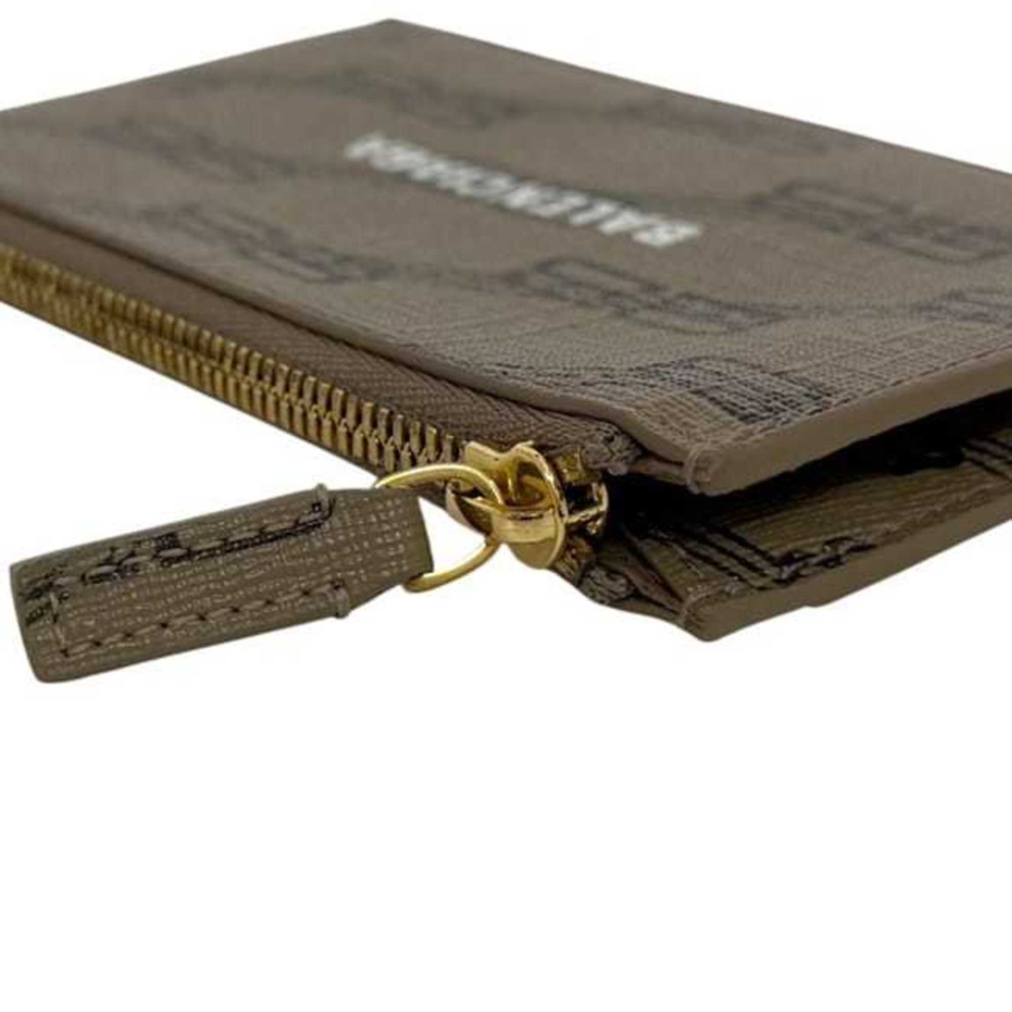 Balenciaga Beige Pvc Leather Coin Purse/Coin Case (Pre-Owned)