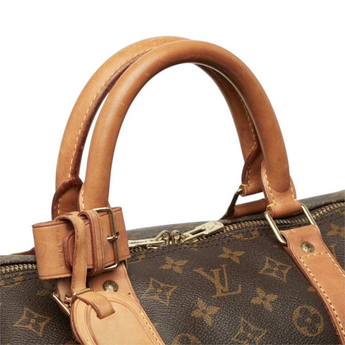 Louis Vuitton Monogram Brown Pvc Leather Boston Bag (Pre-Owned)