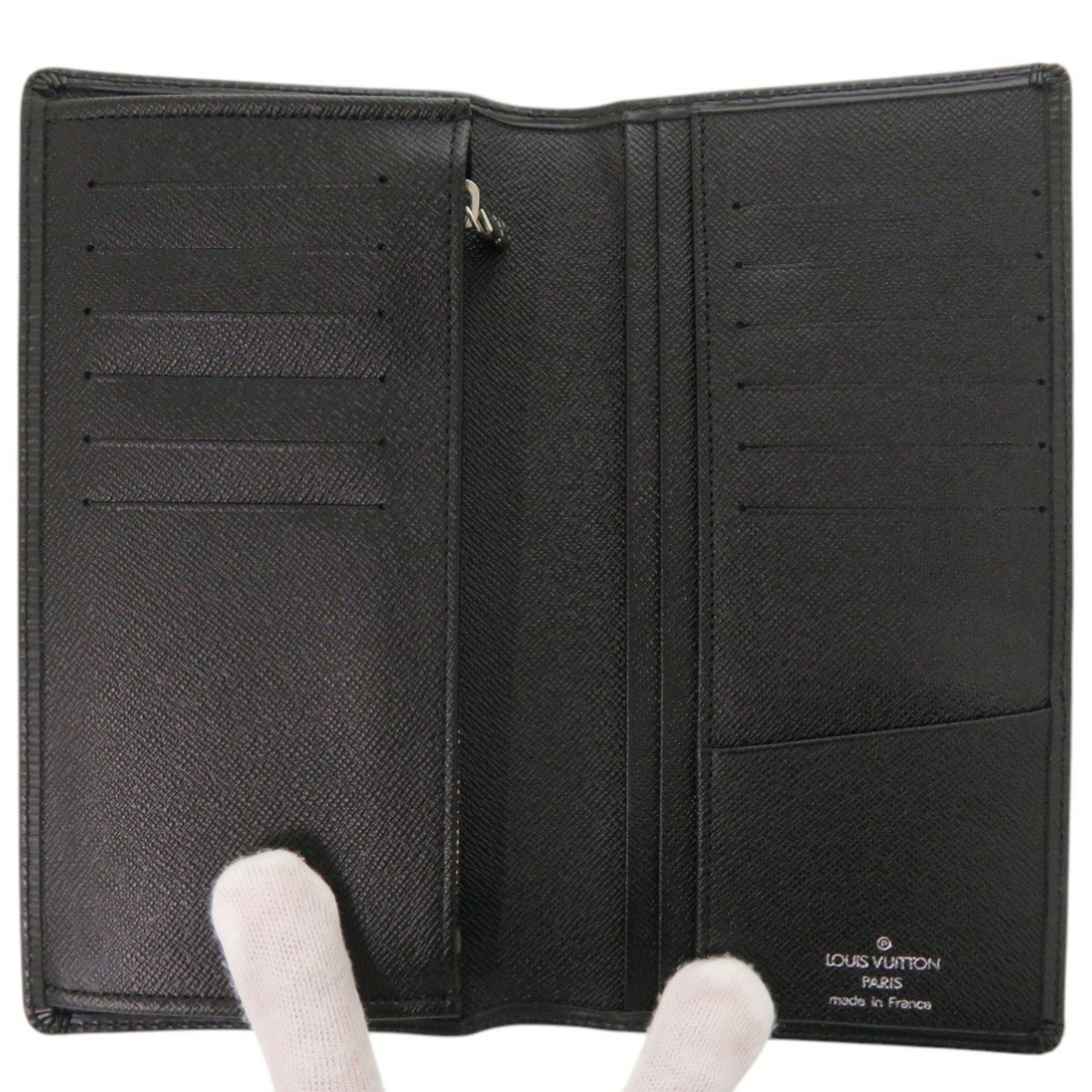 Louis Vuitton Noir Epi Leather Long Wallet (Bi-Fold) (Pre-Owned)