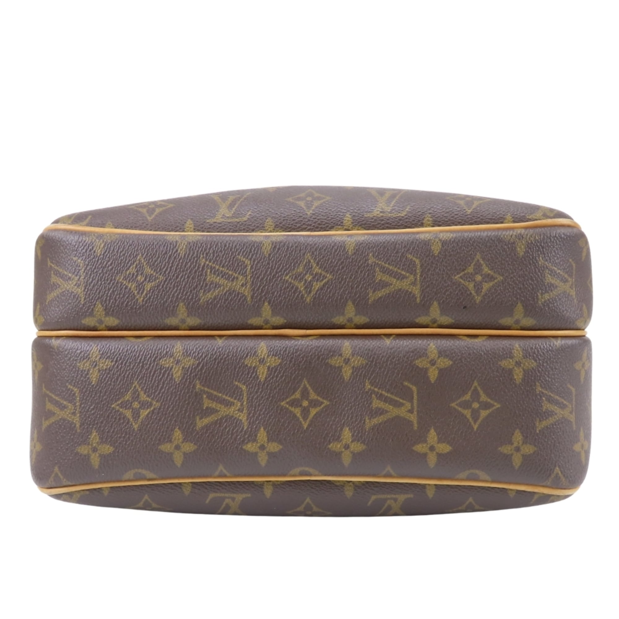 Louis Vuitton Brown Monogram Leather Shoulder Bag (Pre-Owned)