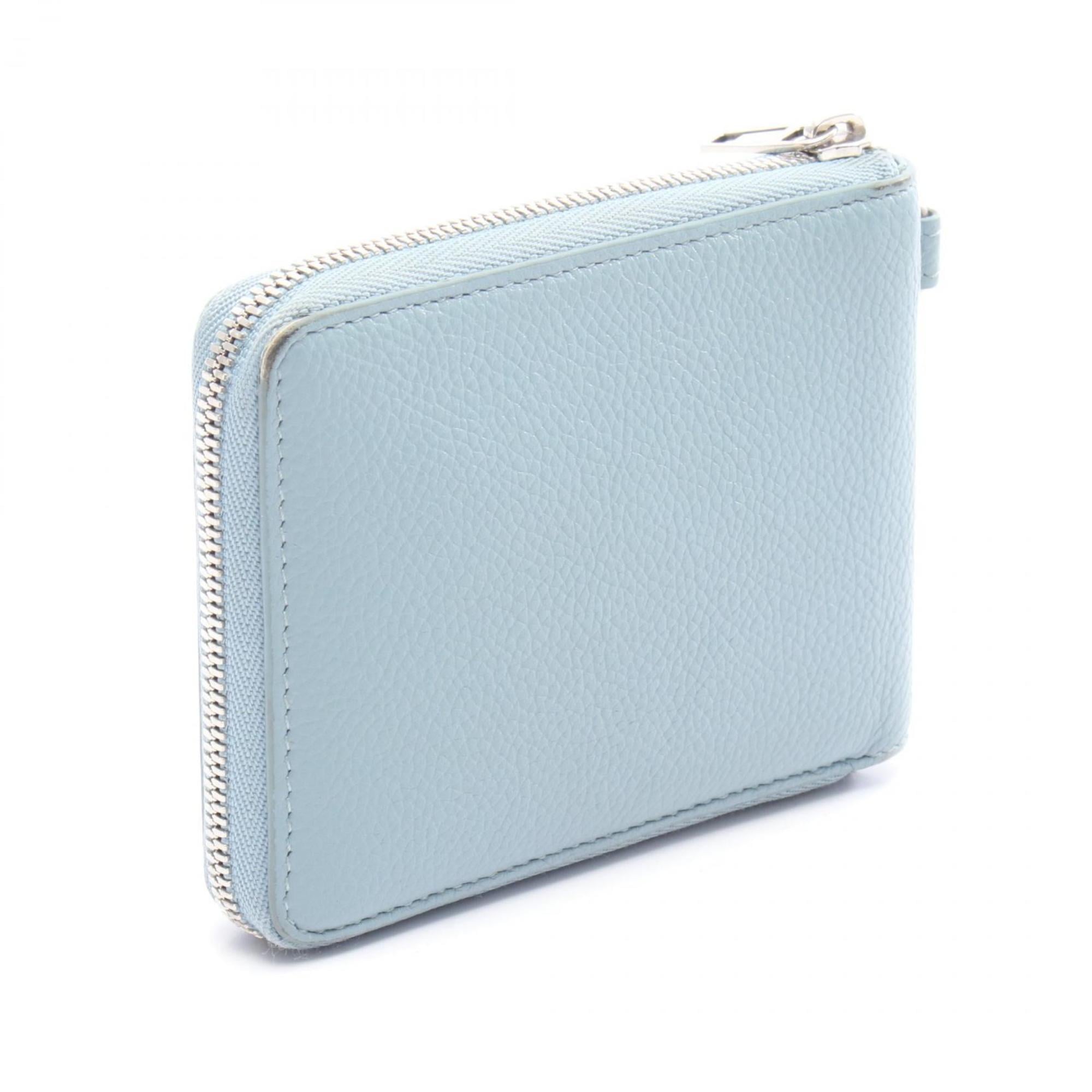 Balenciaga Blue Leather Wallet (Bi-Fold) (Pre-Owned)