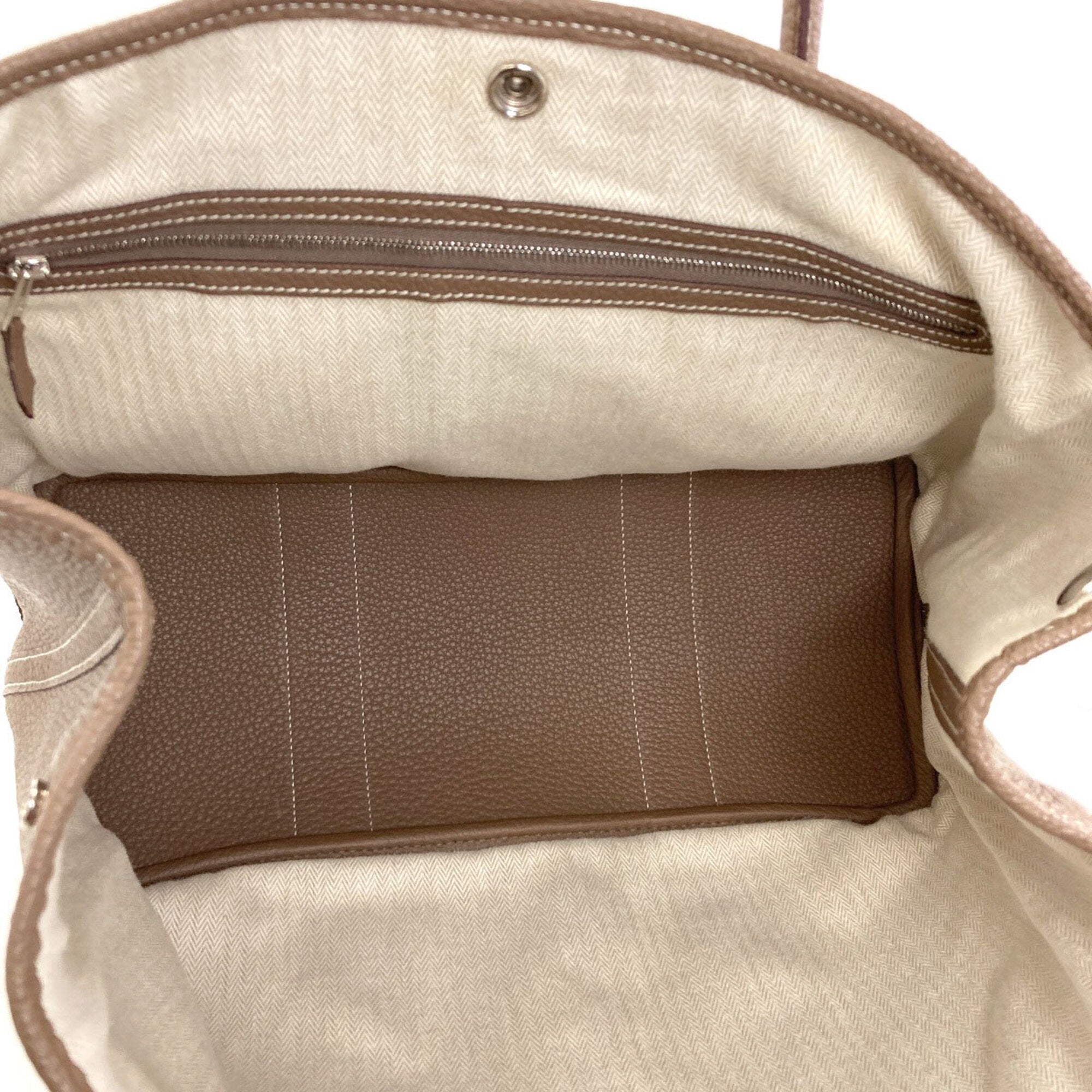 Hermes Etoupe Gray Negonda Leather Tote Bag (Pre-Owned)