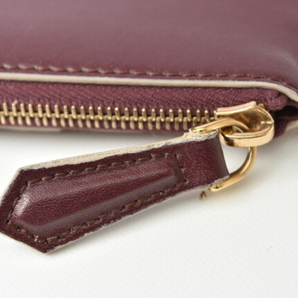 Fendi Brown Leather Coin Purse/Coin Case (Pre-Owned)
