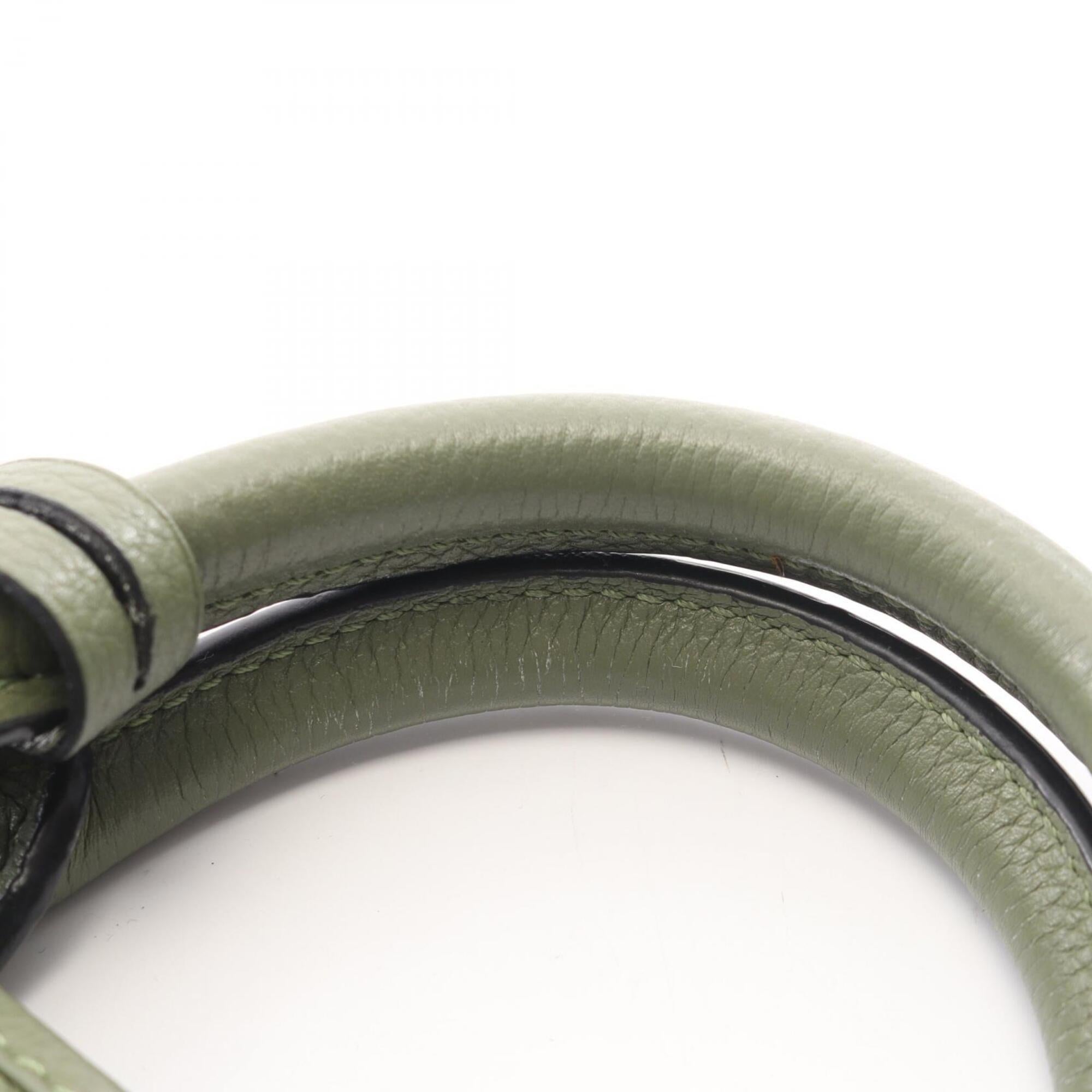 Loewe Green Leather Handbag (Pre-Owned)