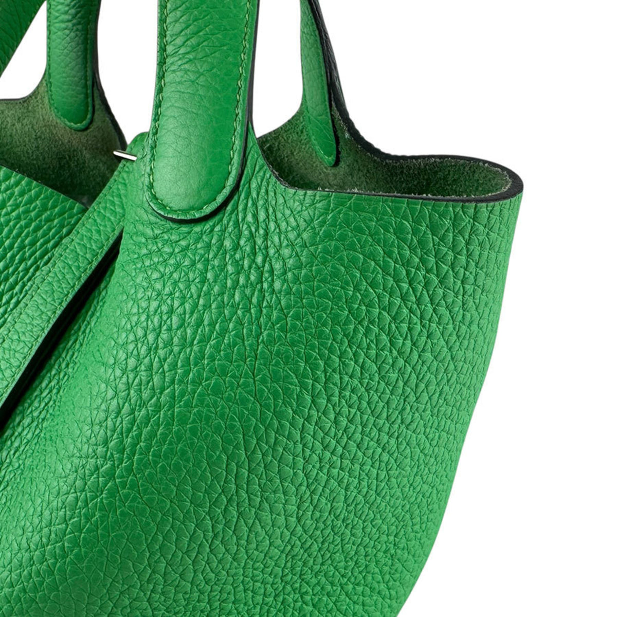 Hermes Taurillon Clemence Leather Handbag (Pre-Owned)