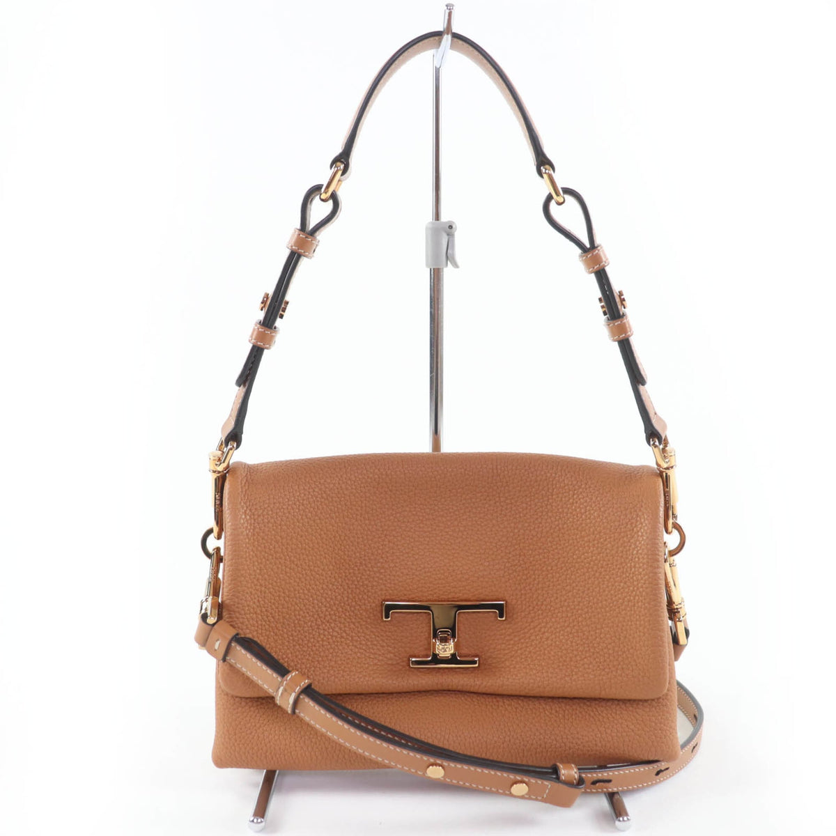 Tod's Brown Leather Shoulder Bag (Pre-Owned)