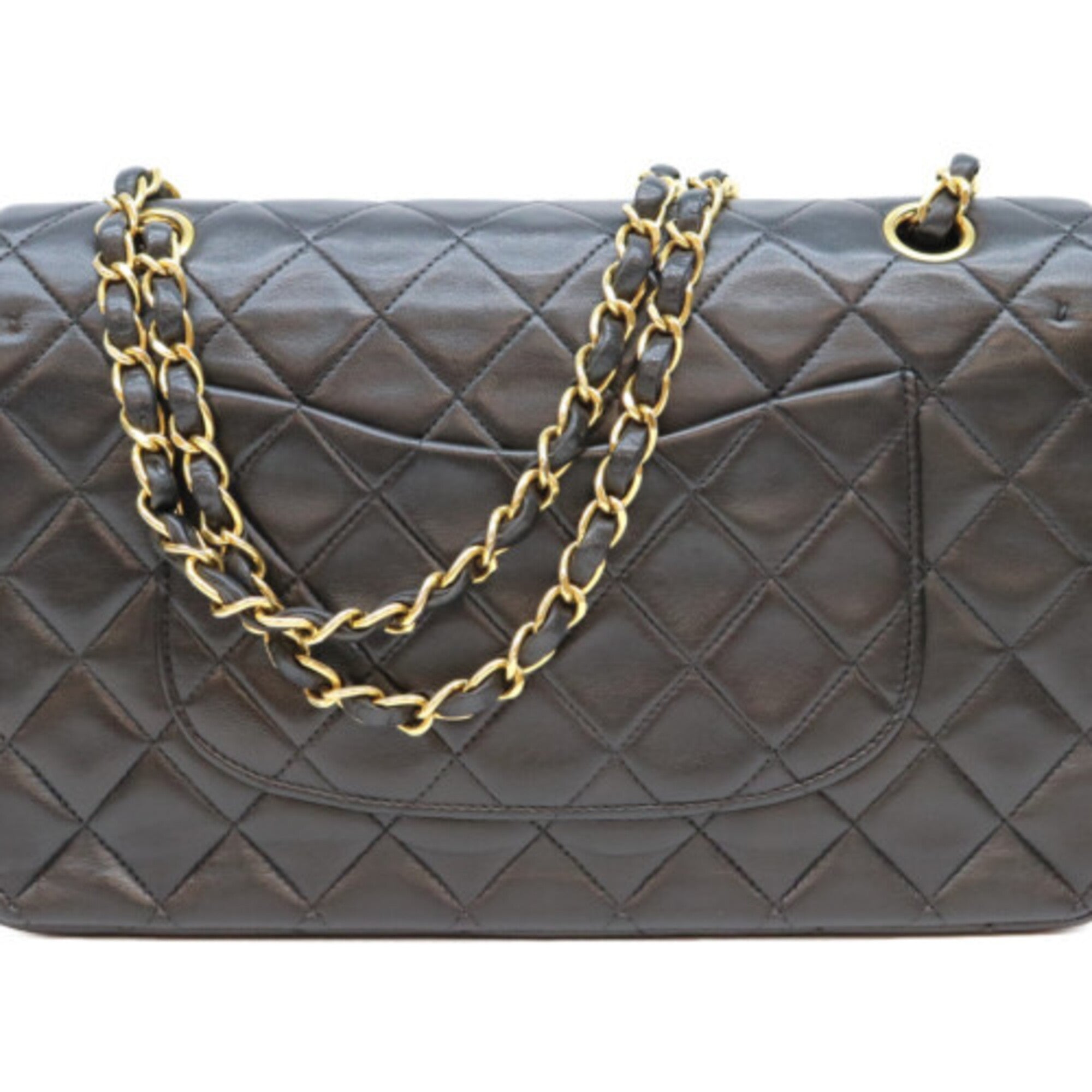 Chanel Black Leather Shoulder Bag (Pre-Owned)