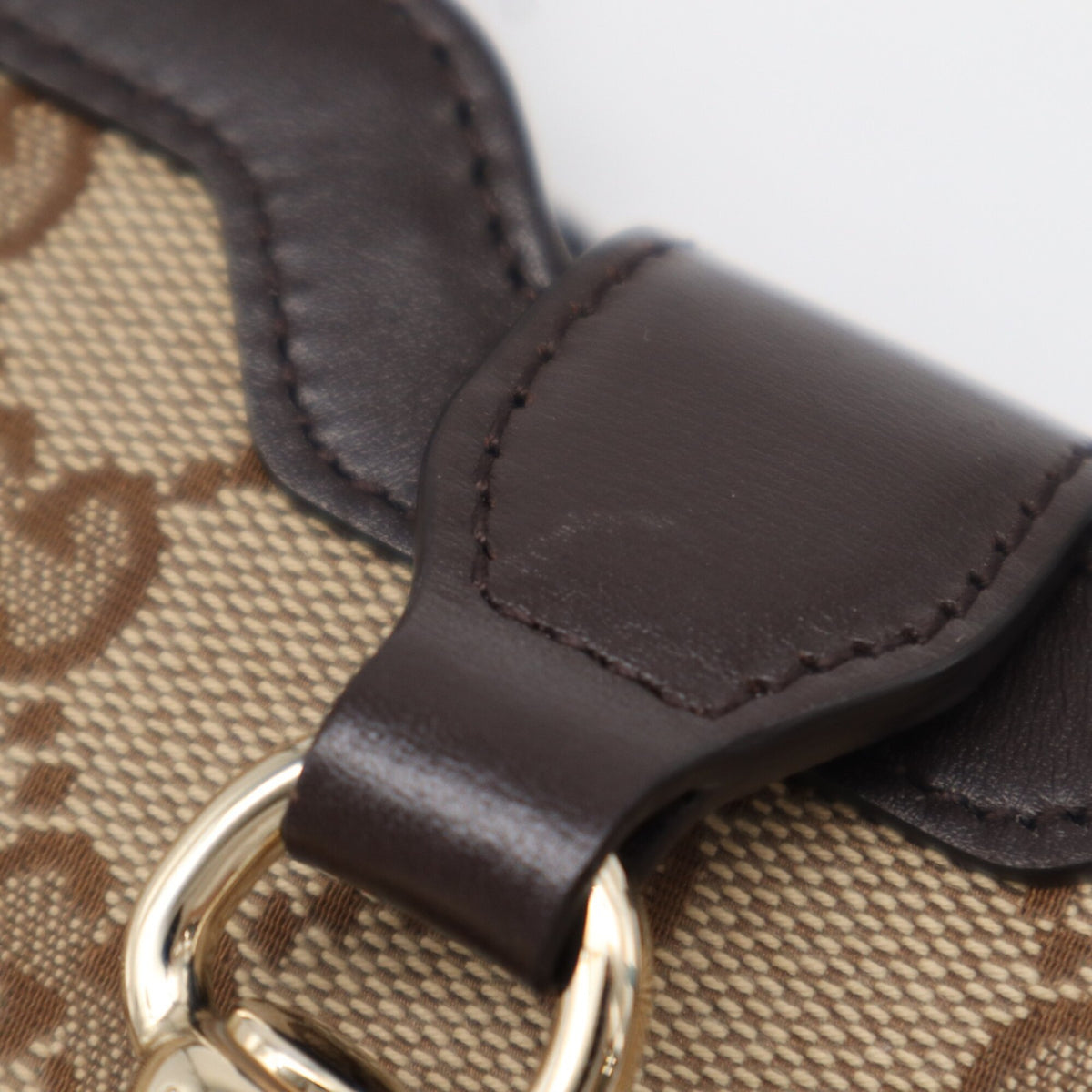 Gucci Gg Canvas Beige Brown Multi-Color Gg Canvas Shoulder Bag (Pre-Owned)