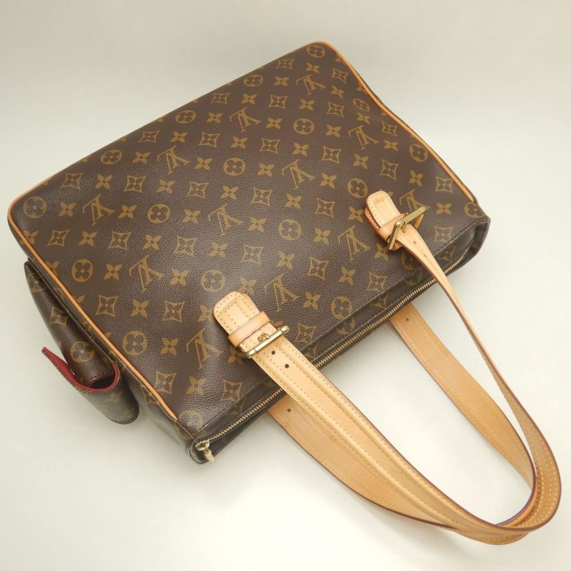 Louis Vuitton Brown Monogram Canvas Tote Bag (Pre-Owned)