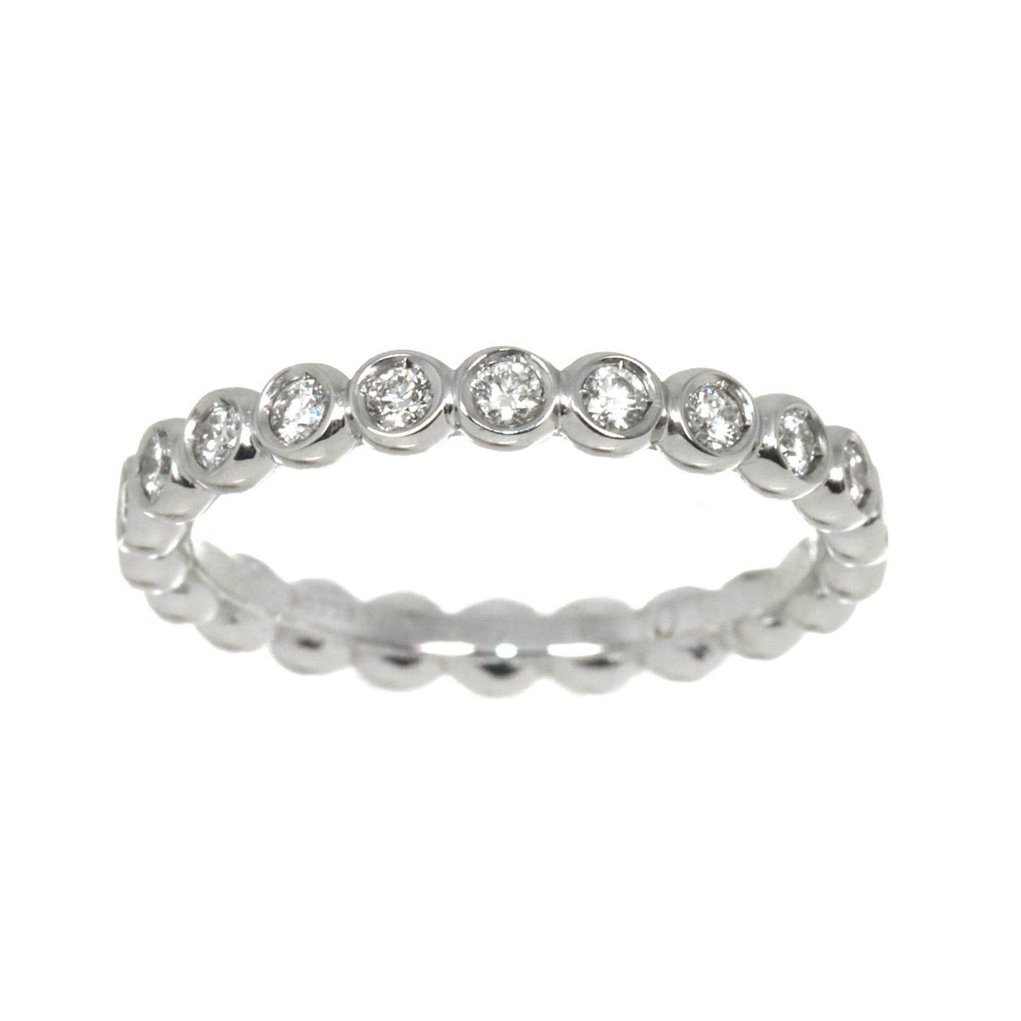 Bottega Veneta White Gold (18K) Band Ring (Pre-Owned)