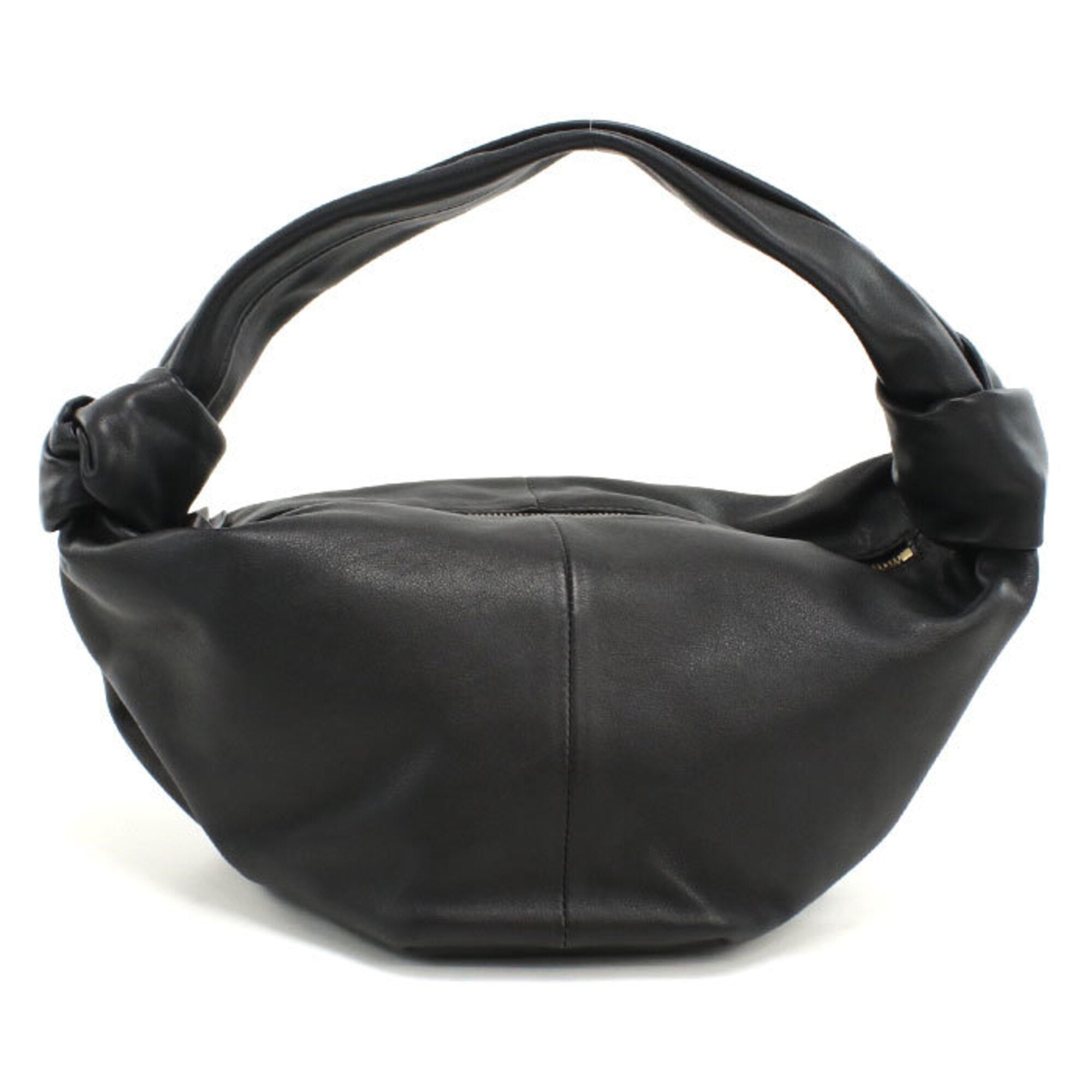 Bottega Veneta Black Leather Handbag (Pre-Owned)