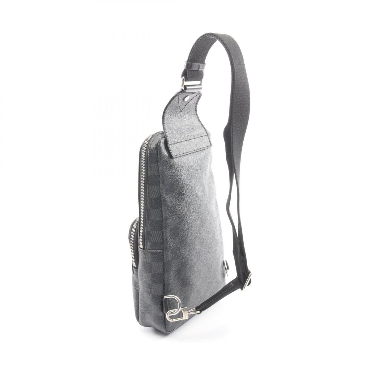 Louis Vuitton Black Damier Graphite Leather Fanny Pack Sling Bag (Pre-Owned)