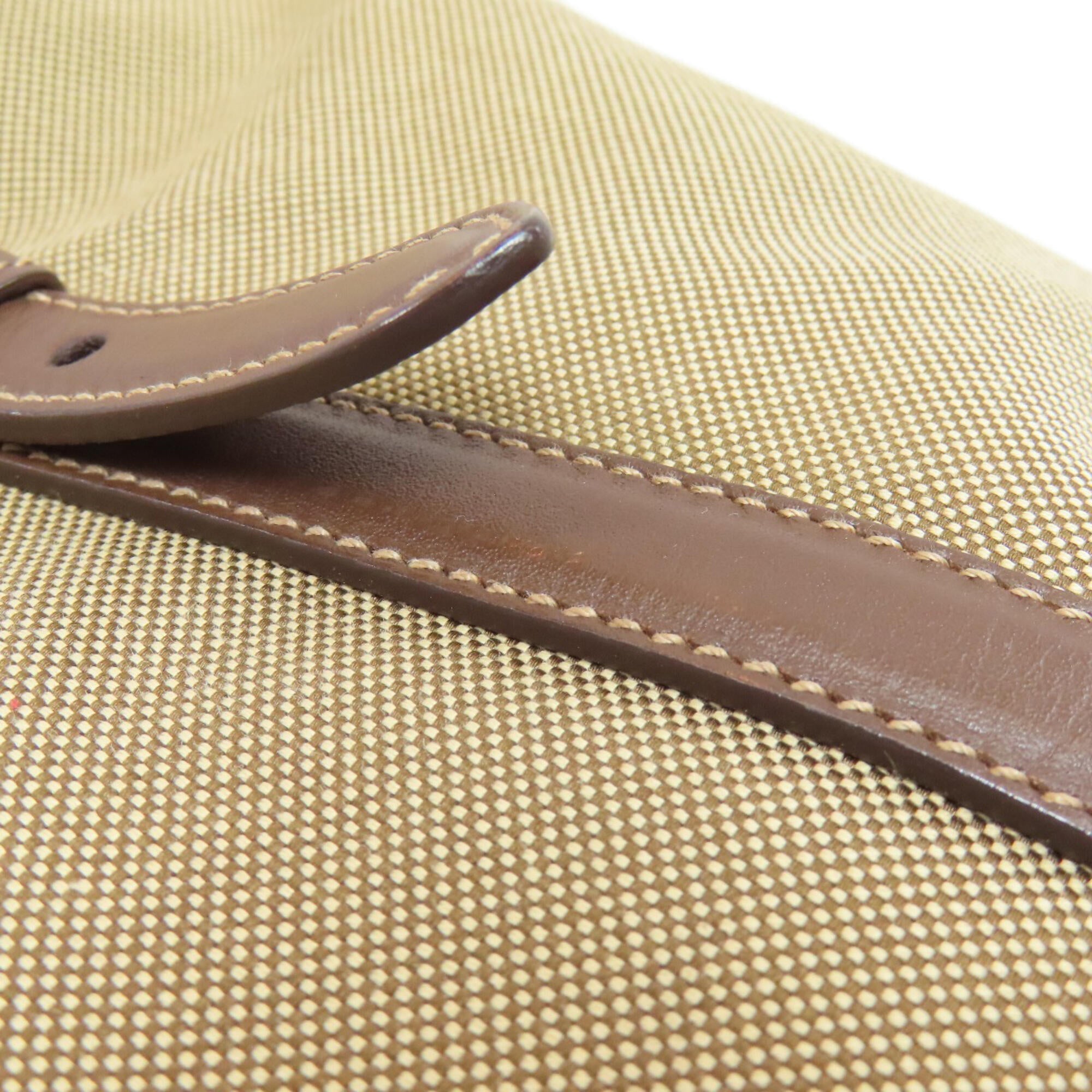 Prada Brown Canvas Handbag (Pre-Owned)